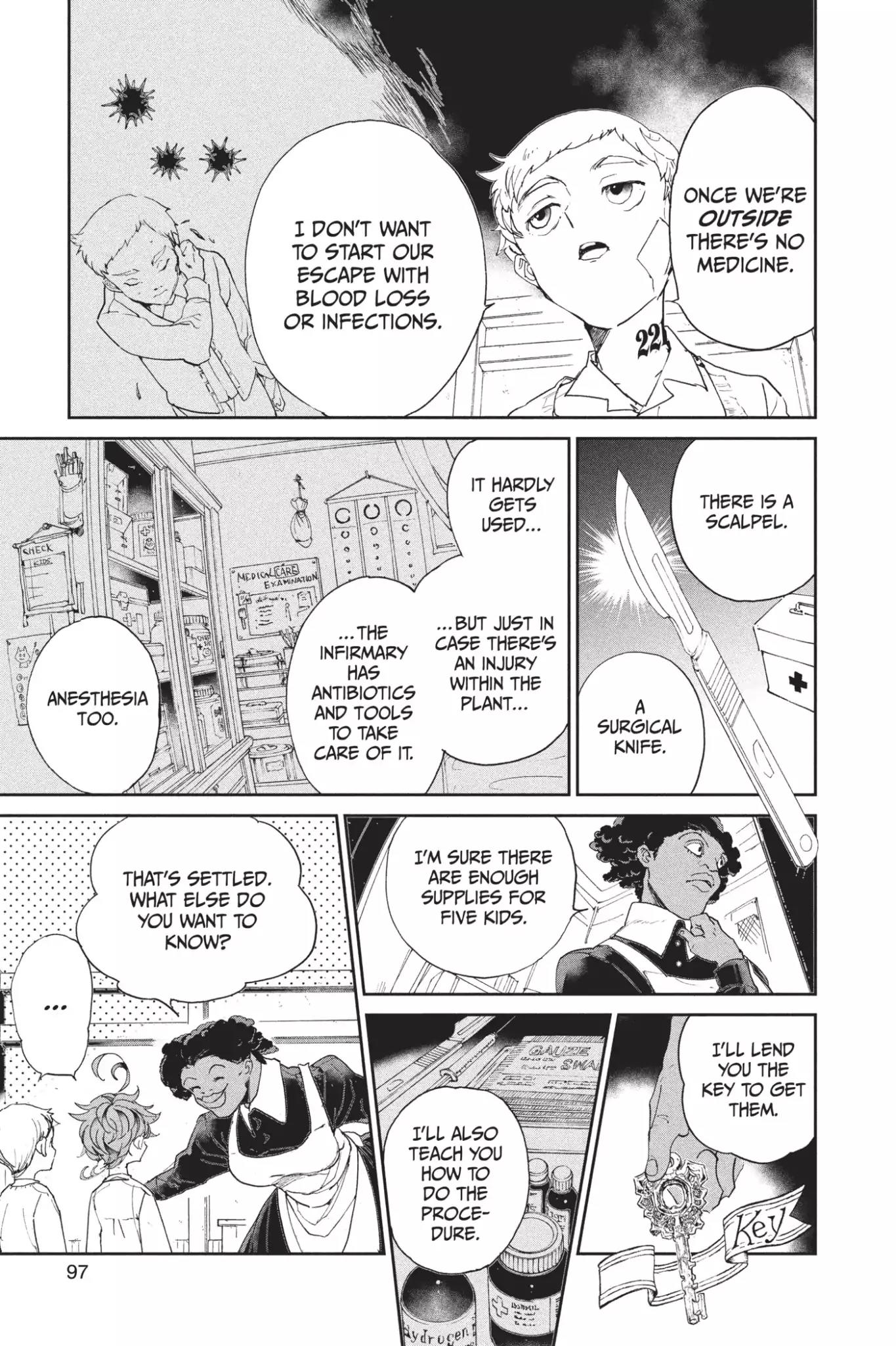 Yakusoku no Neverland Chapter 21 page 9 - Chapter 21: Blatant Trap