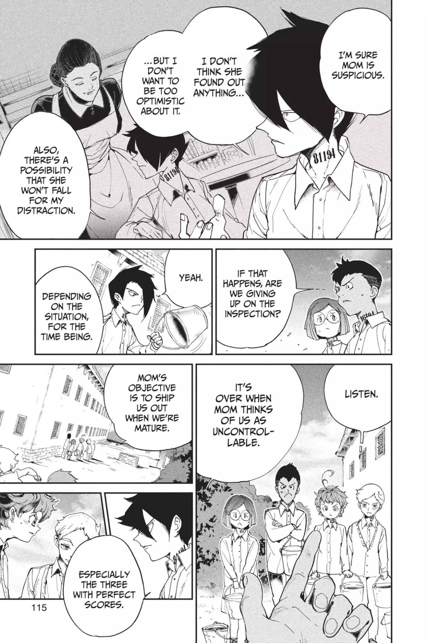 Yakusoku no Neverland Chapter 22 page 3 - Chapter 22: Bait