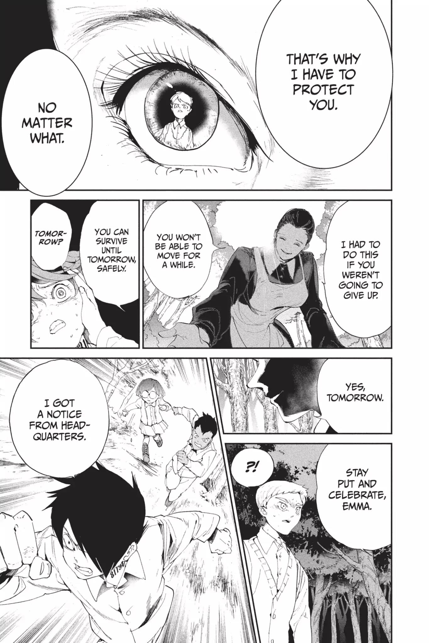 Yakusoku no Neverland Chapter 25 page 19 - Chapter 25: Inspection, Part 2