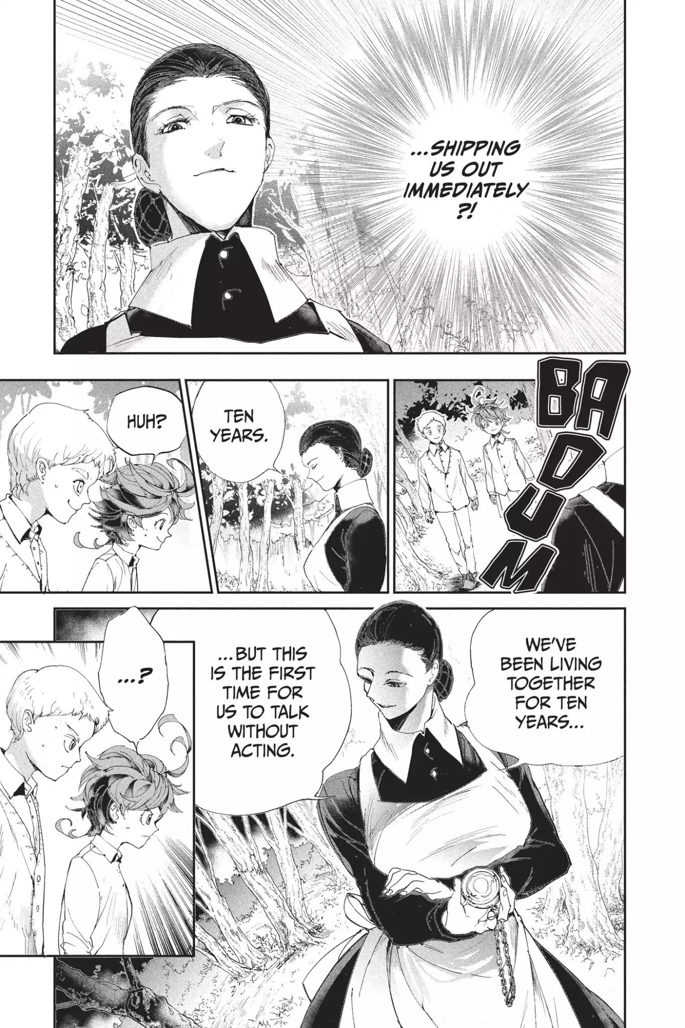 Yakusoku no Neverland Chapter 25 page 3 - Chapter 25: Inspection, Part 2