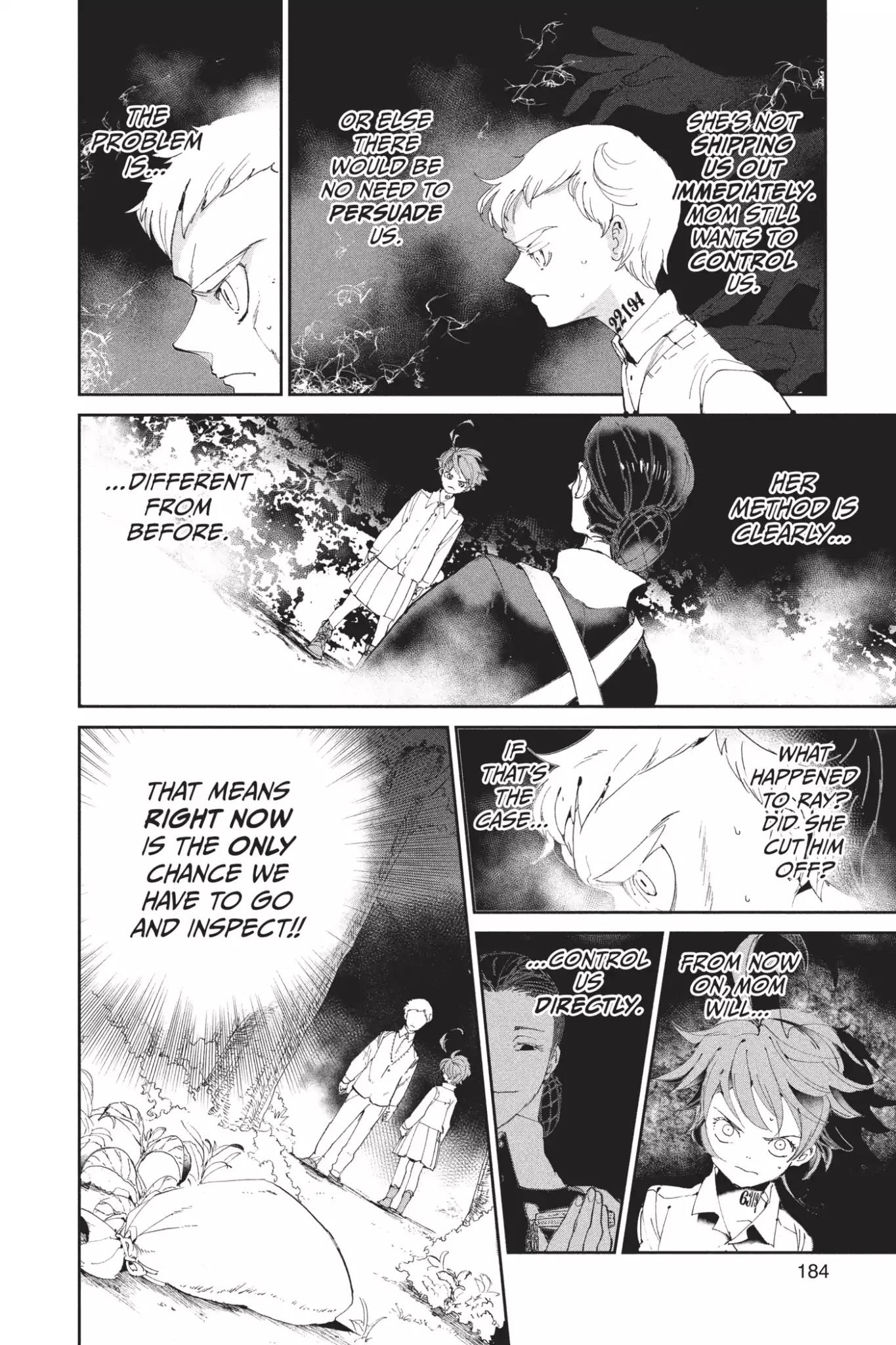 Yakusoku no Neverland Chapter 25 page 8 - Chapter 25: Inspection, Part 2