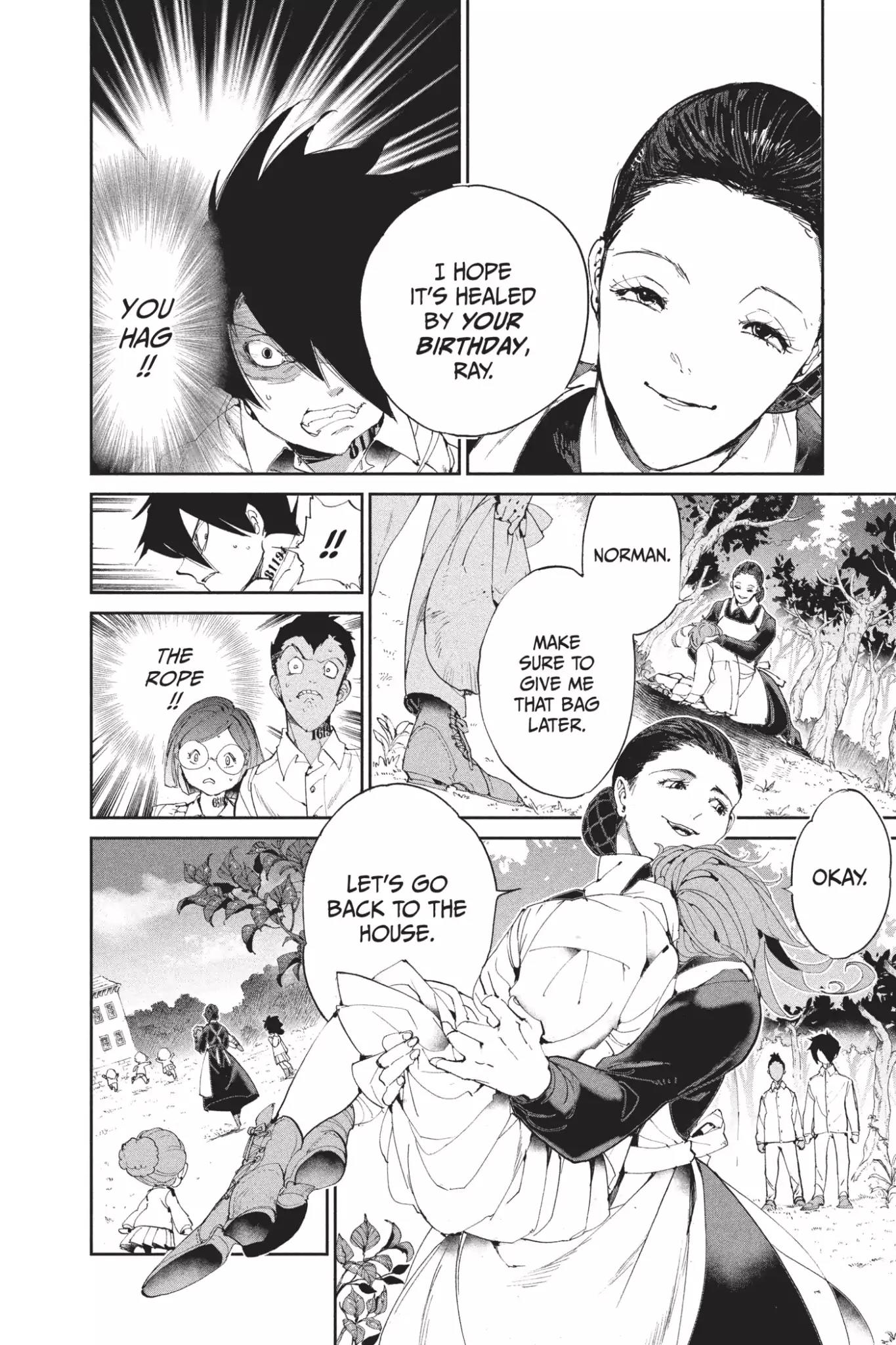 Yakusoku no Neverland Chapter 26 page 10 - Chapter 26: I Want to Live