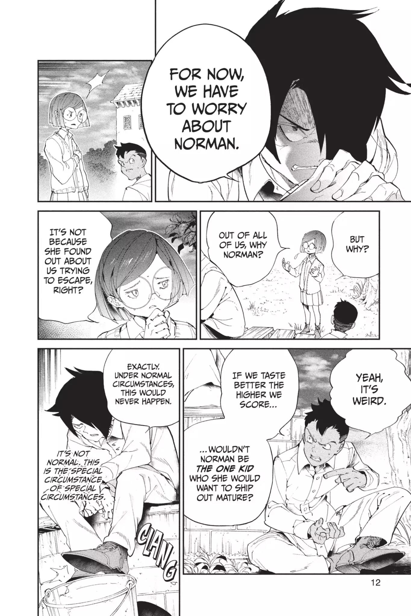 Yakusoku no Neverland Chapter 26 page 12 - Chapter 26: I Want to Live