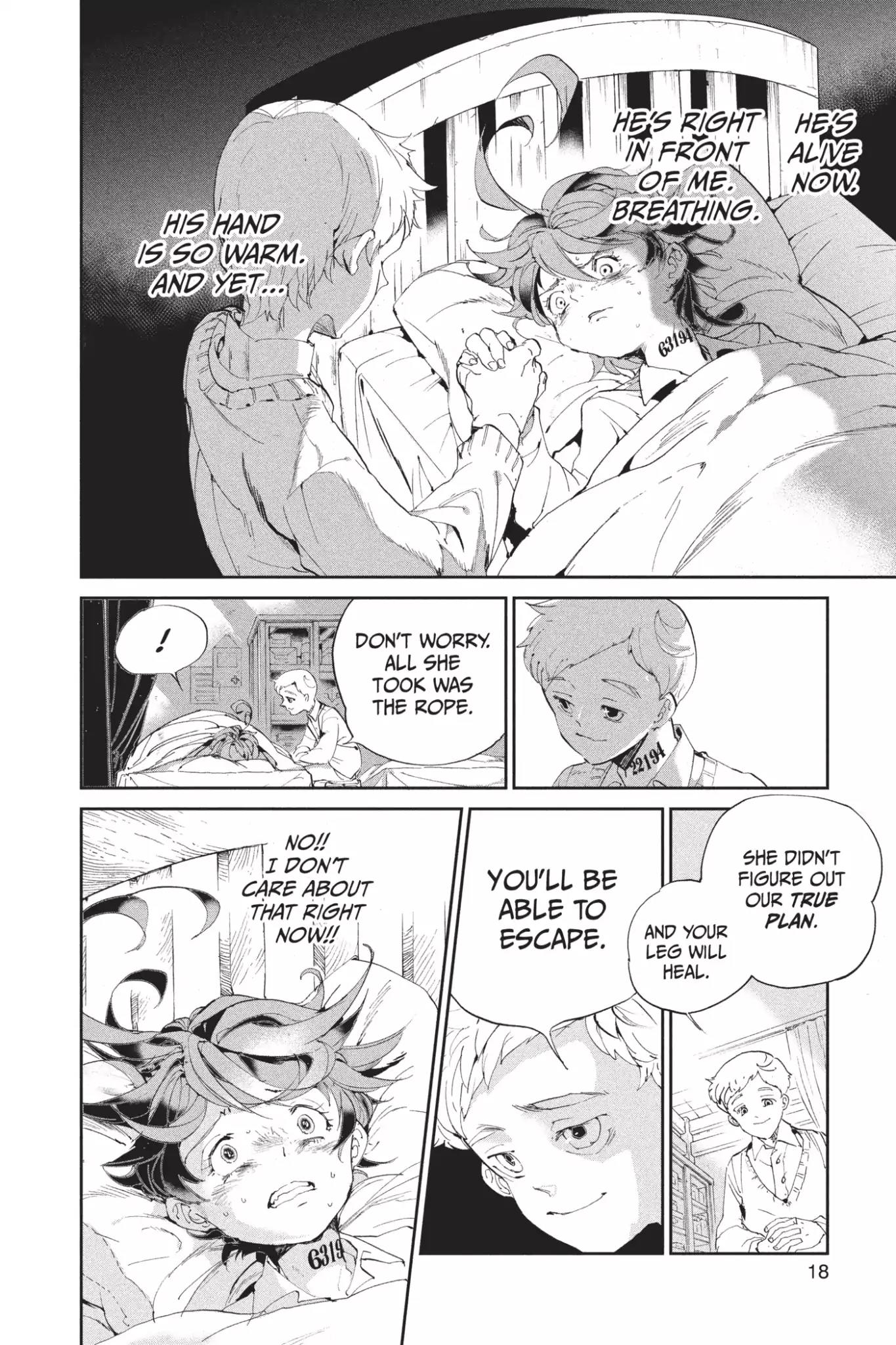 Yakusoku no Neverland Chapter 26 page 18 - Chapter 26: I Want to Live