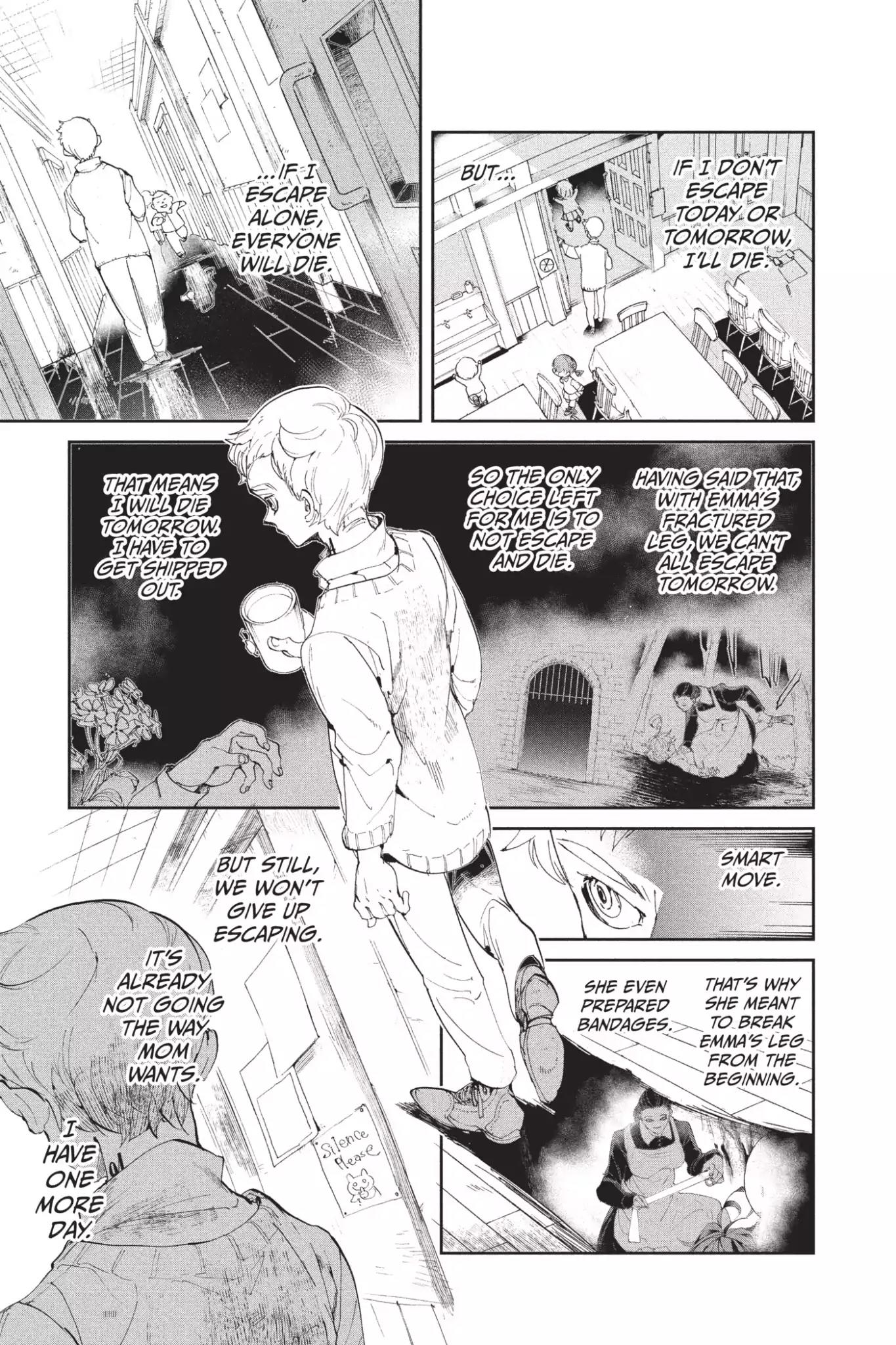 Yakusoku no Neverland Chapter 26 page 23 - Chapter 26: I Want to Live
