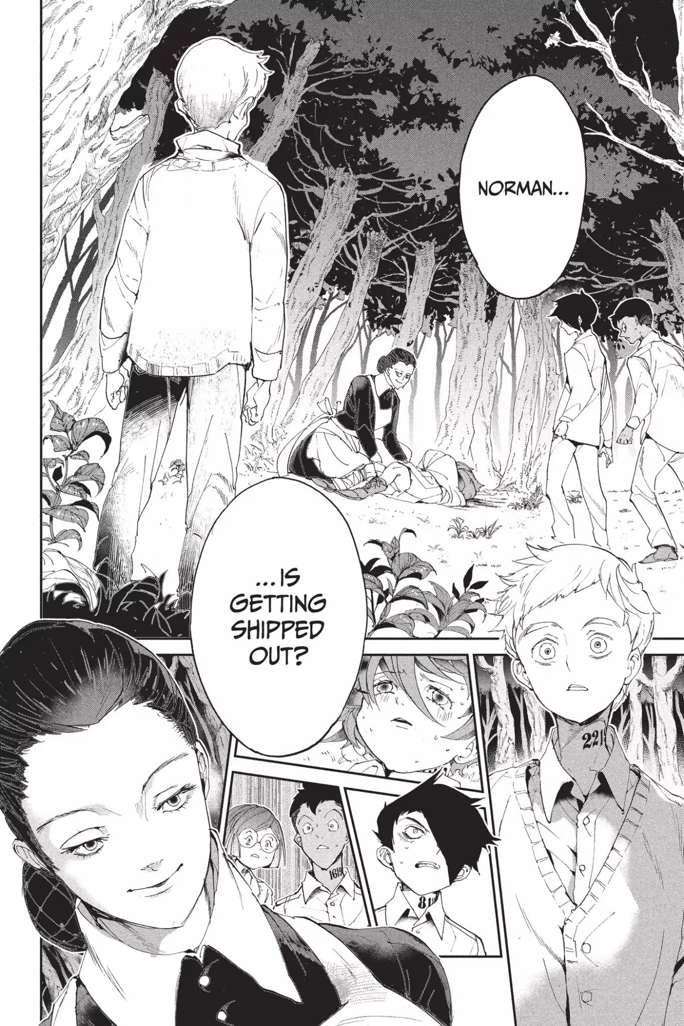 Yakusoku no Neverland Chapter 26 page 8 - Chapter 26: I Want to Live