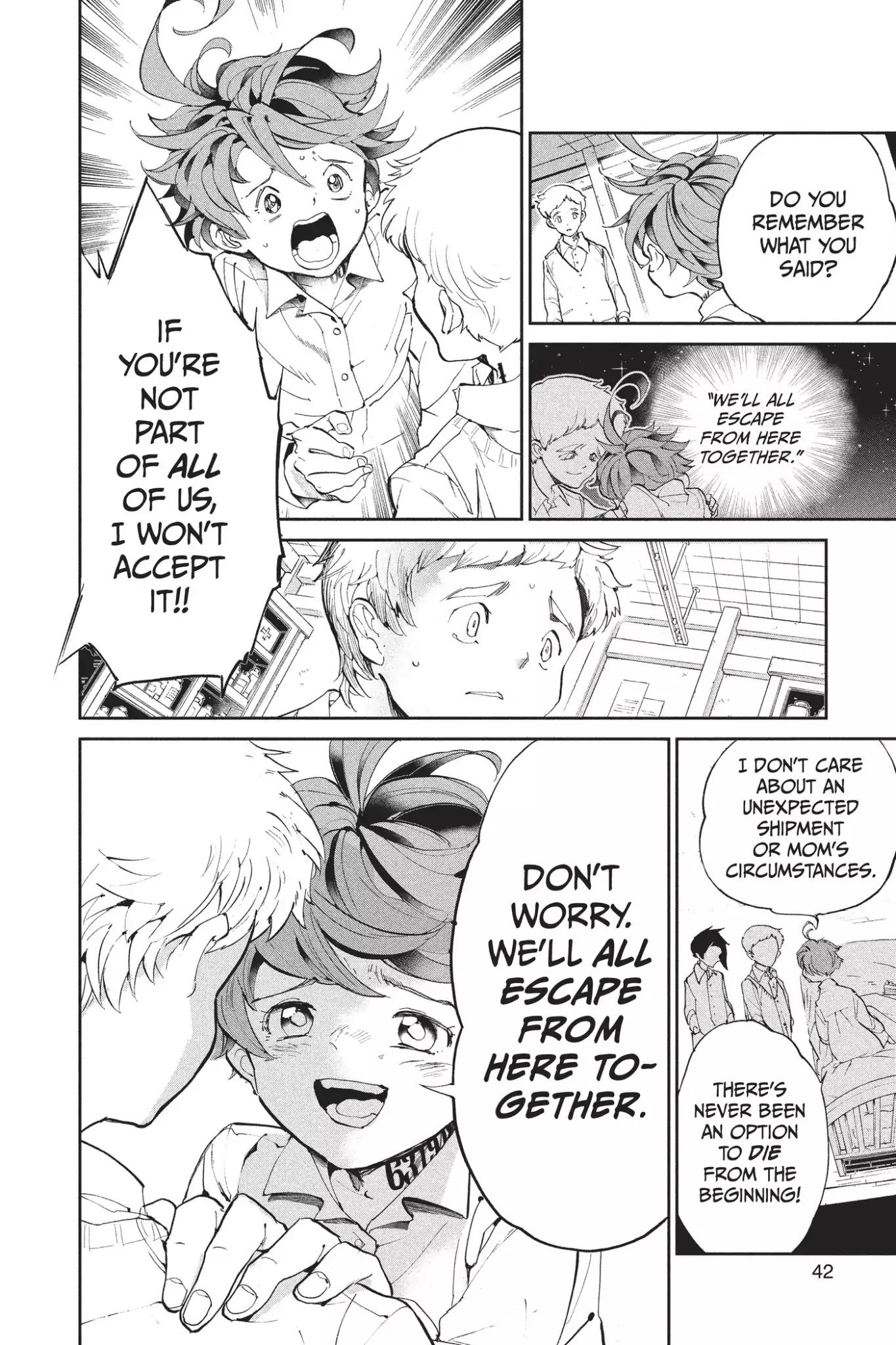 Yakusoku no Neverland Chapter 27 page 16 - Chapter 27: Won't Let You Die