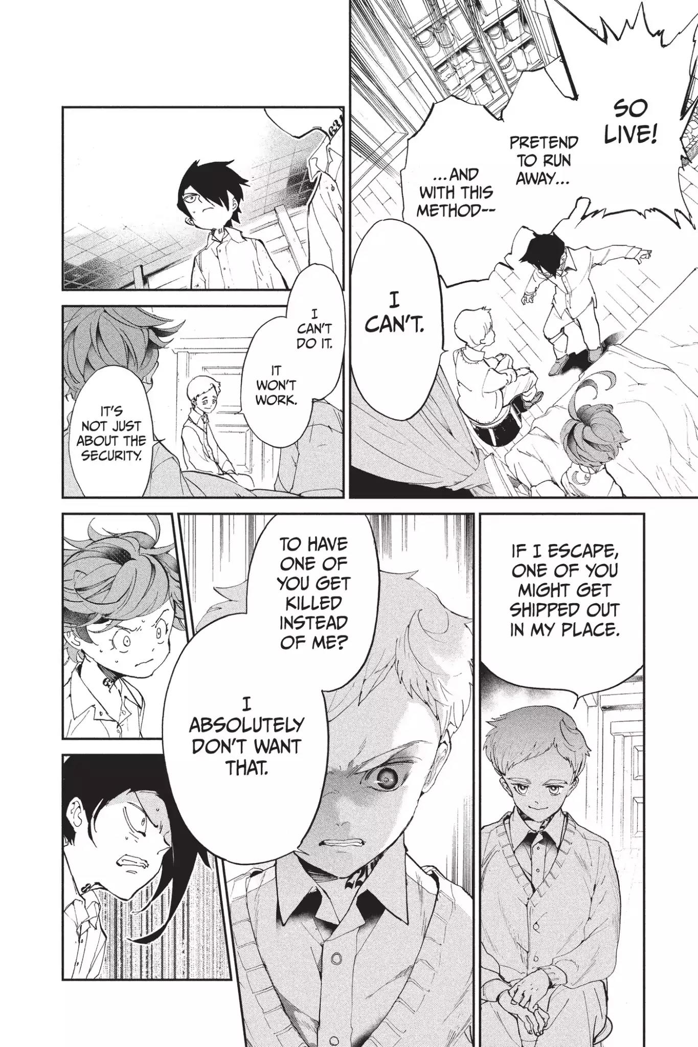 Yakusoku no Neverland Chapter 27 page 8 - Chapter 27: Won't Let You Die