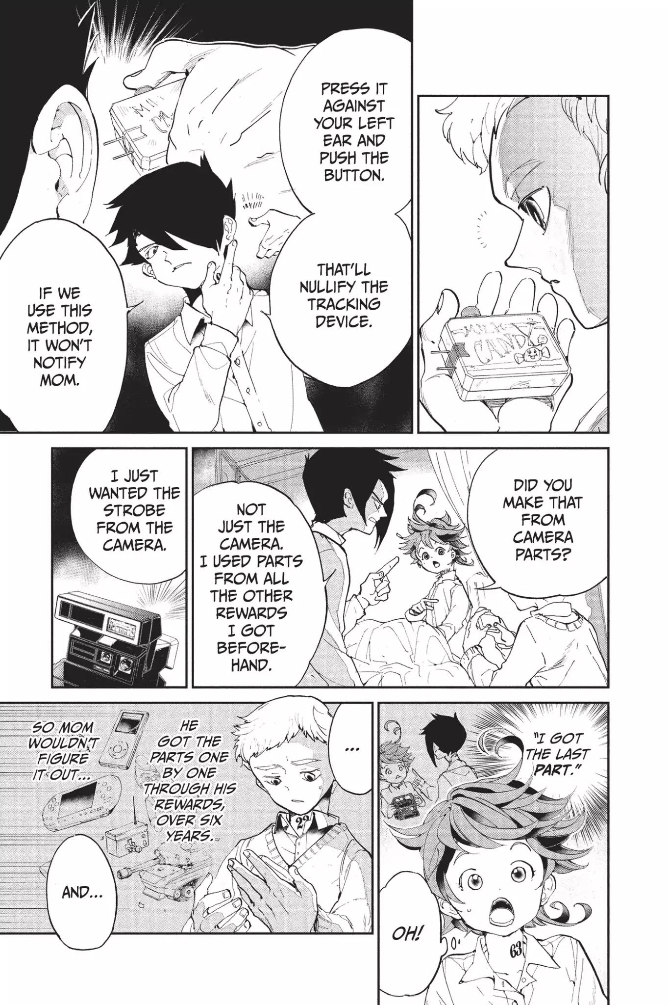 Yakusoku no Neverland Chapter 28 page 11 - Chapter 28: Concealment, Part 1