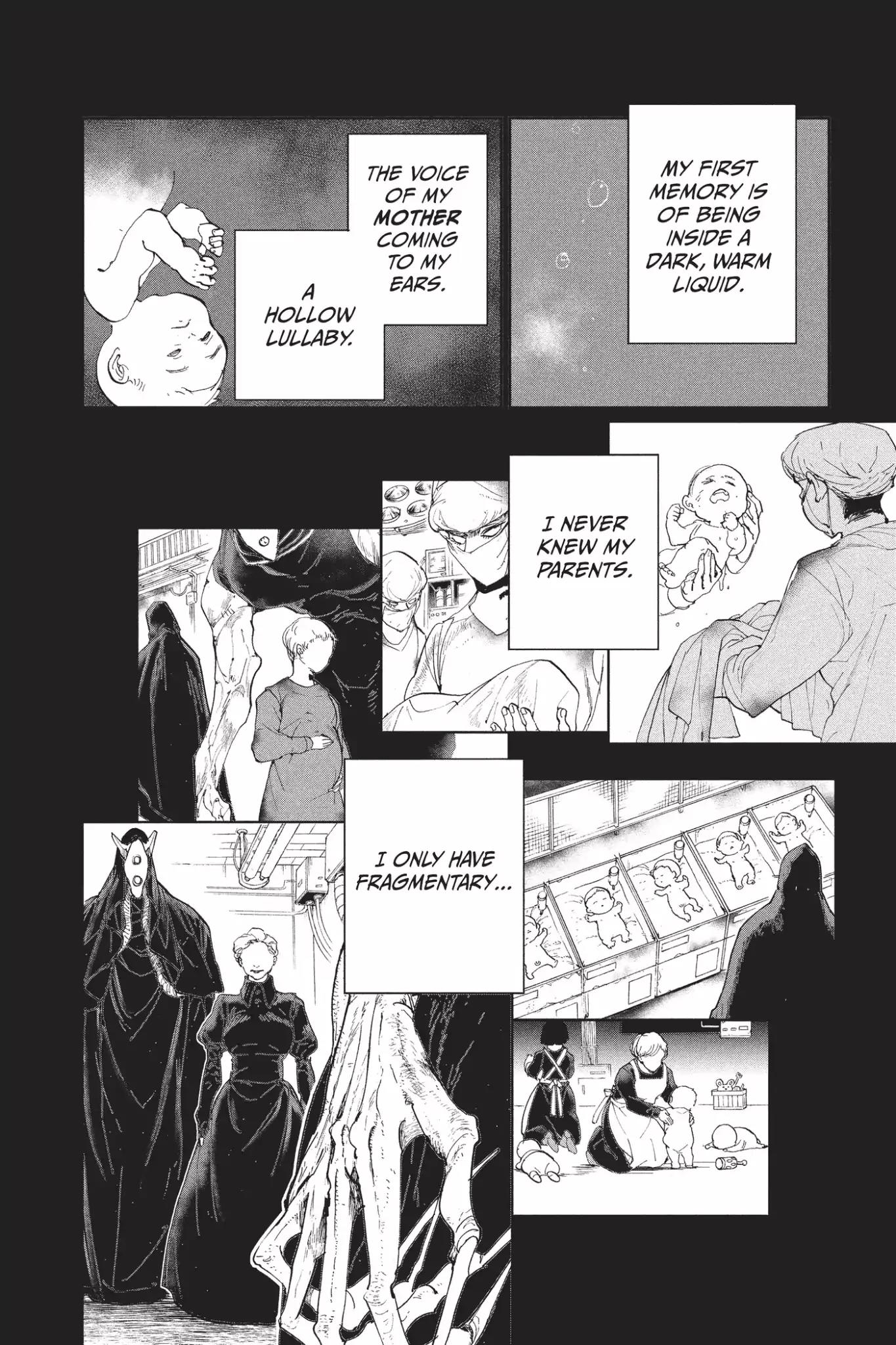 Yakusoku no Neverland Chapter 28 page 4 - Chapter 28: Concealment, Part 1