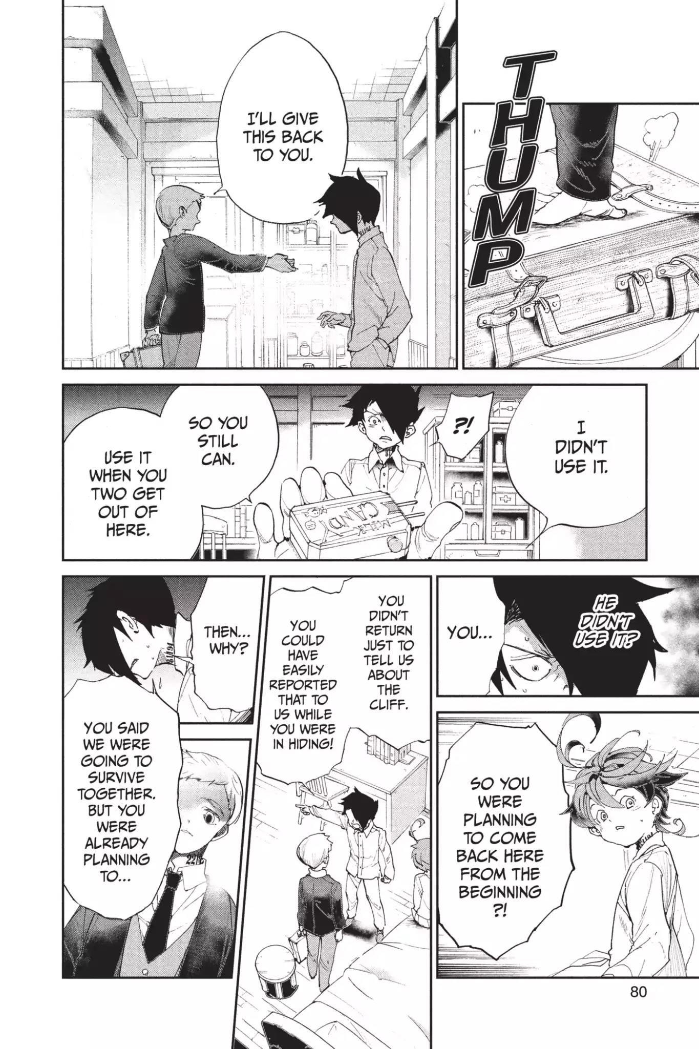 Yakusoku no Neverland Chapter 29 page 14 - Chapter 29: Concealment, Part 2