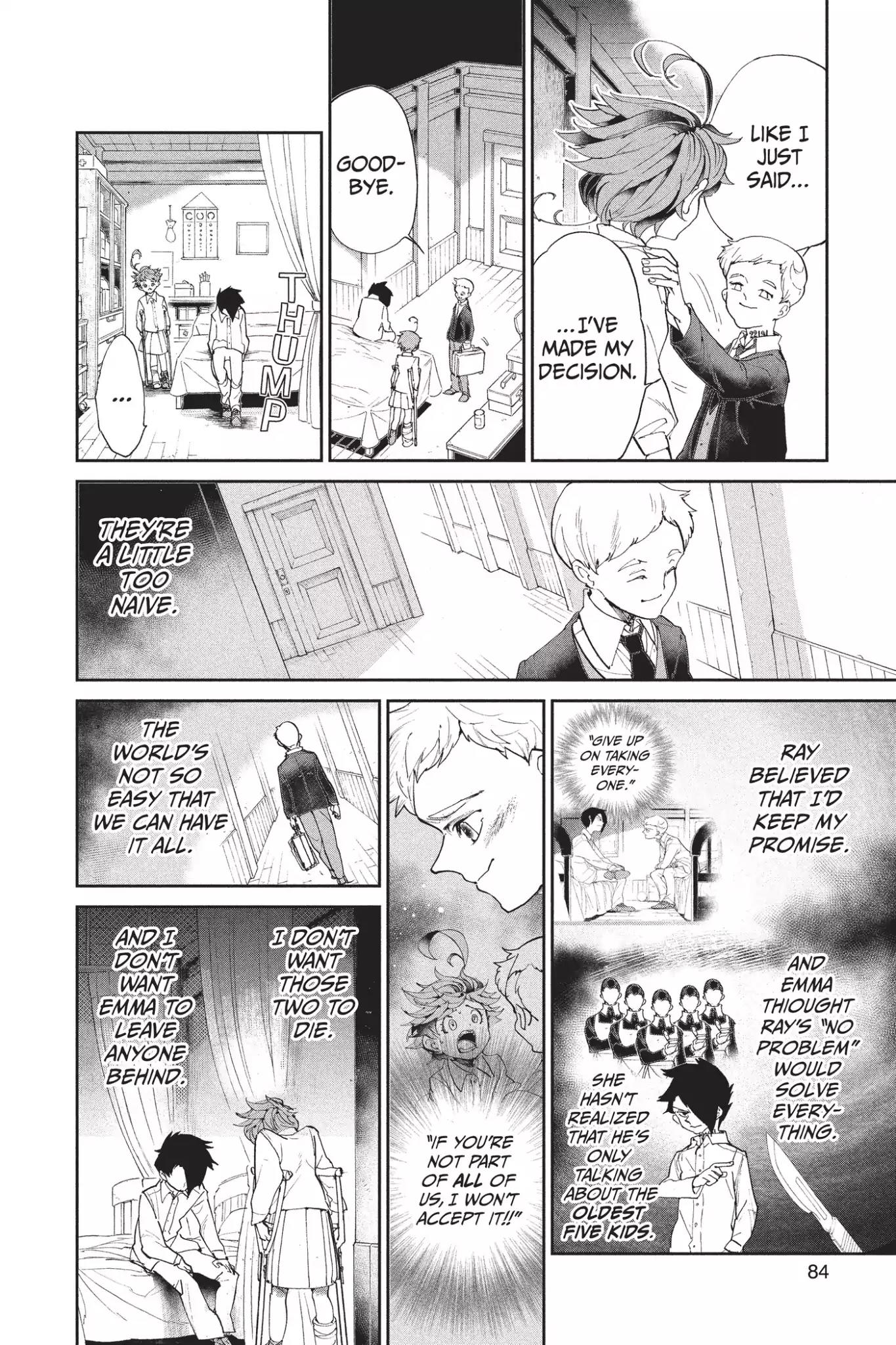 Yakusoku no Neverland Chapter 29 page 18 - Chapter 29: Concealment, Part 2