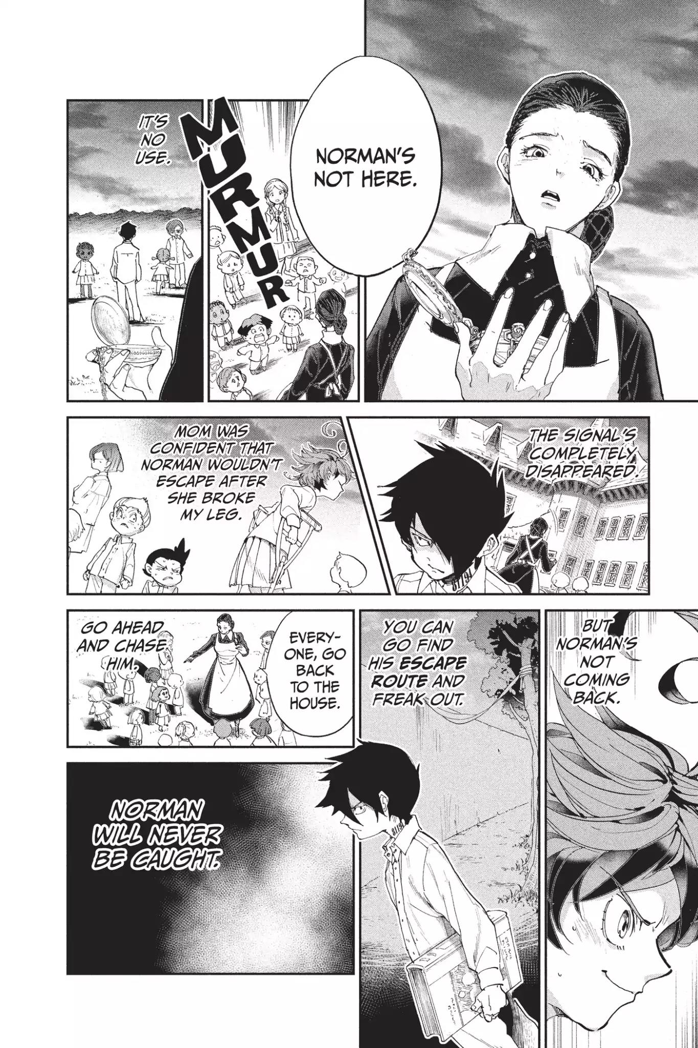 Yakusoku no Neverland Chapter 29 page 6 - Chapter 29: Concealment, Part 2