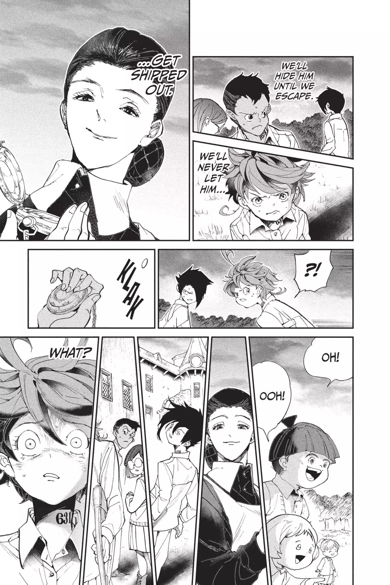 Yakusoku no Neverland Chapter 29 page 7 - Chapter 29: Concealment, Part 2