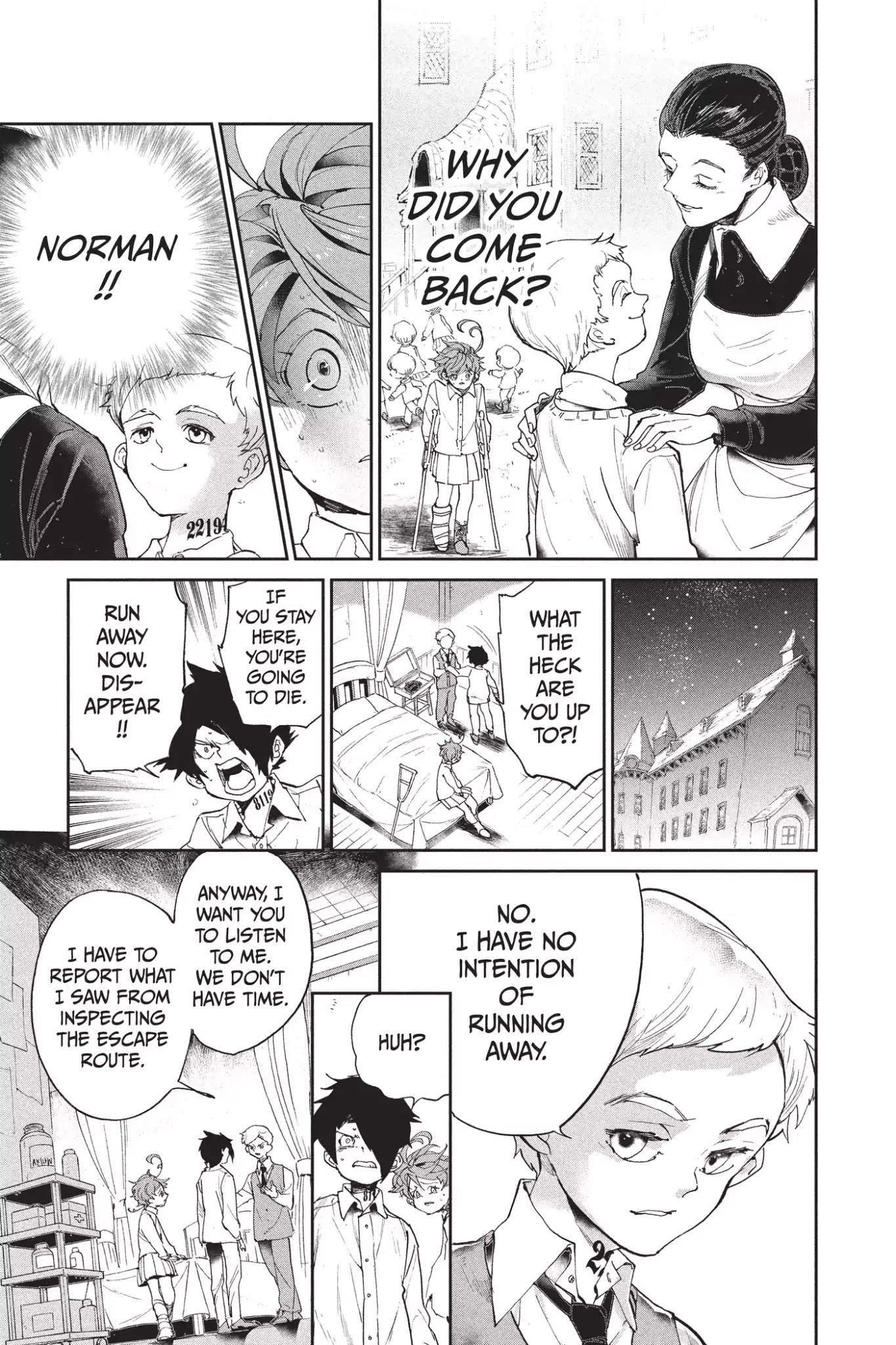 Yakusoku no Neverland Chapter 29 page 9 - Chapter 29: Concealment, Part 2