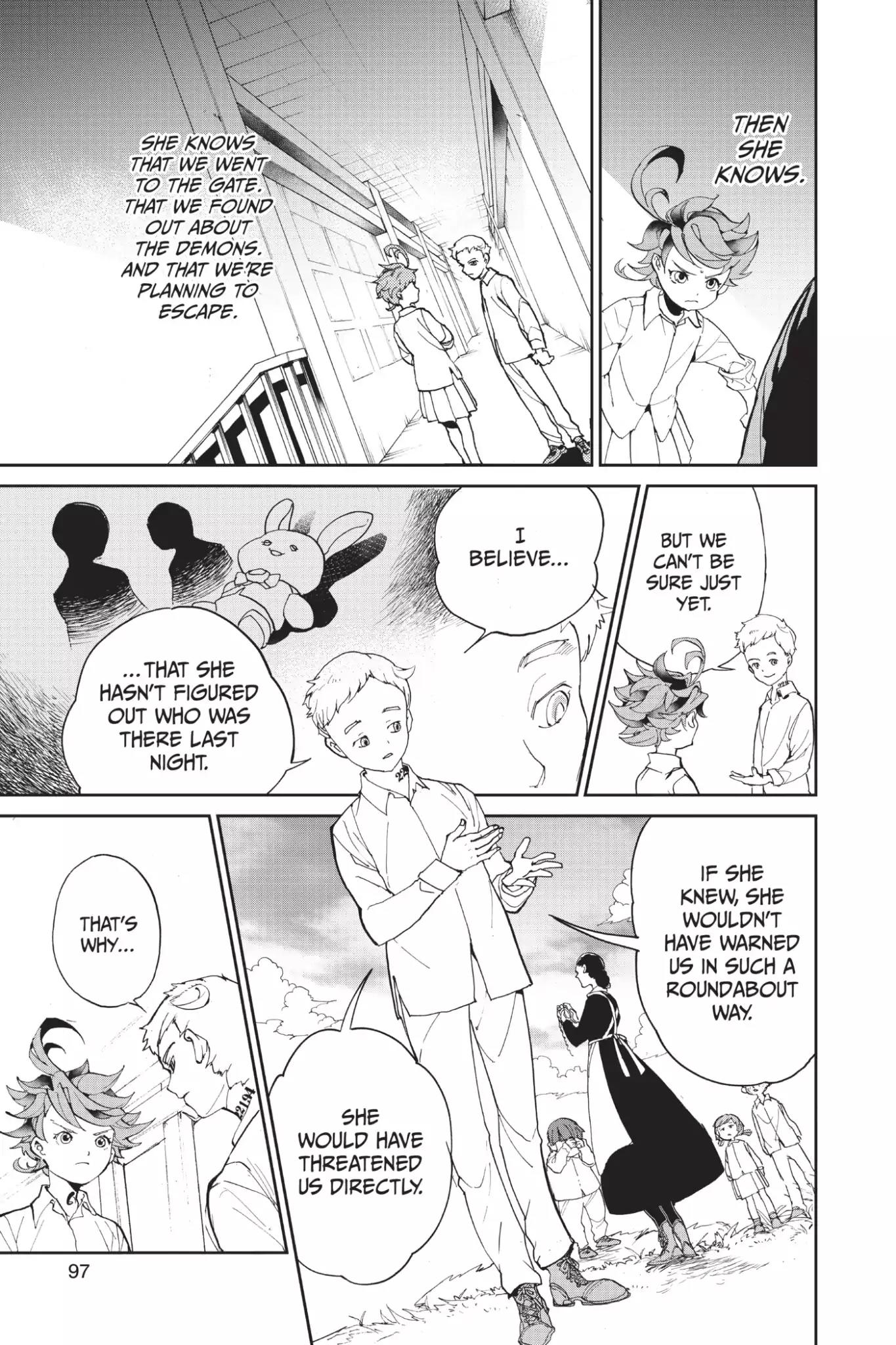 Yakusoku no Neverland Chapter 3 page 11 - Chapter 3: The Iron Woman
