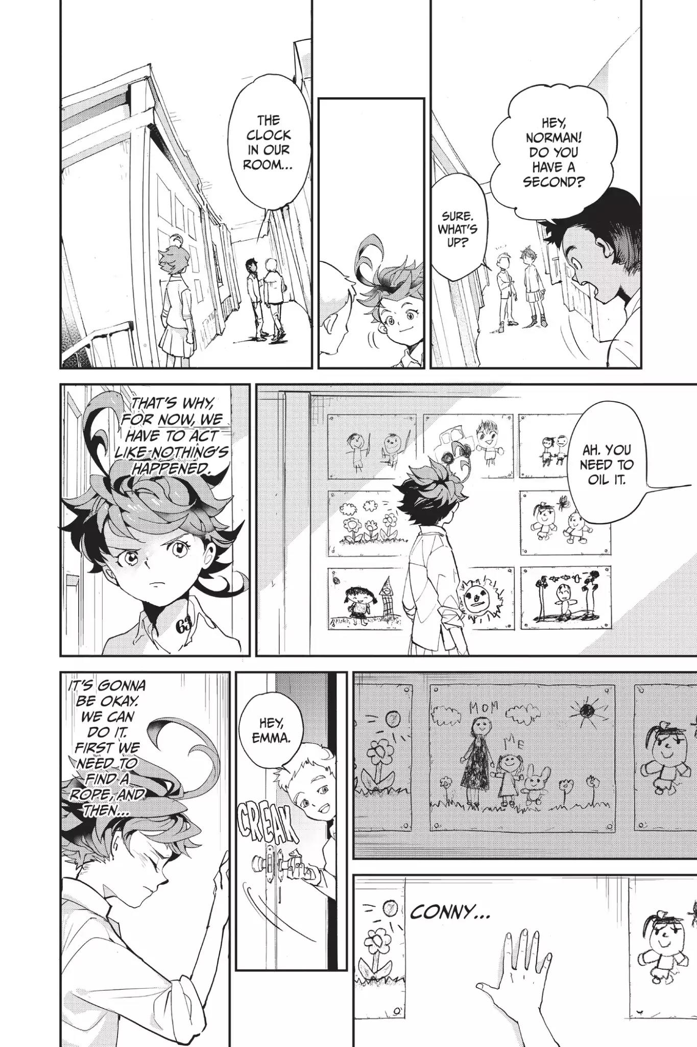 Yakusoku no Neverland Chapter 3 page 12 - Chapter 3: The Iron Woman