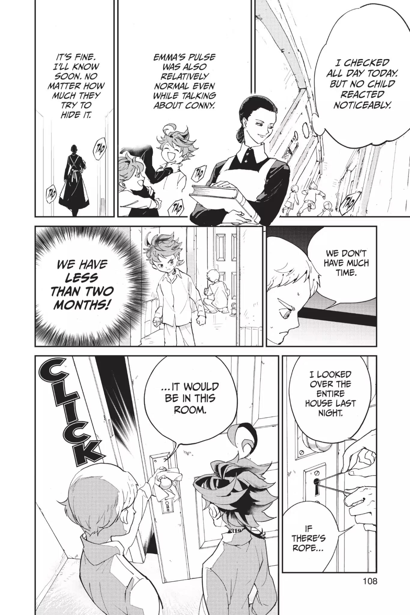 Yakusoku no Neverland Chapter 3 page 22 - Chapter 3: The Iron Woman
