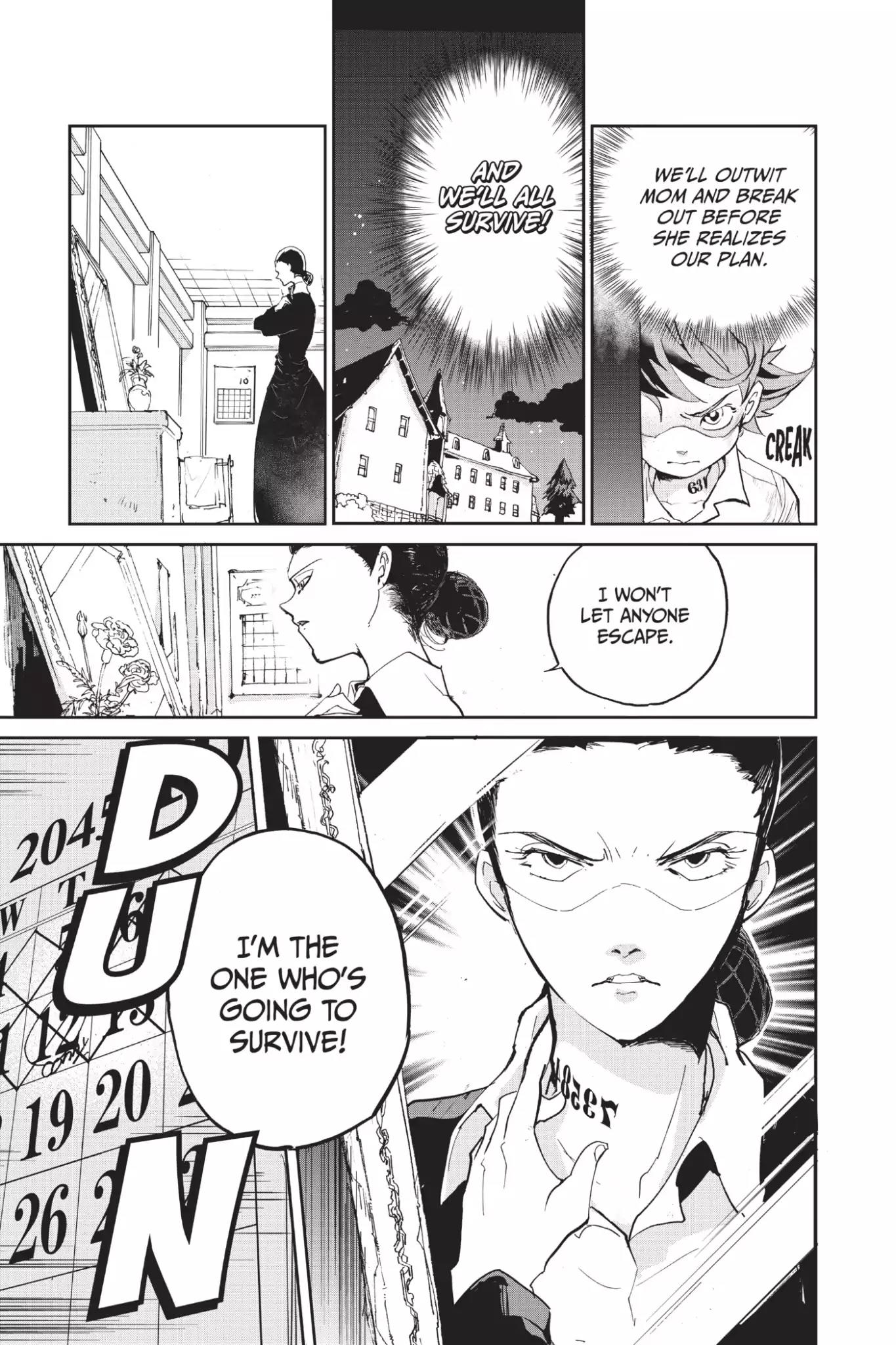 Yakusoku no Neverland Chapter 3 page 23 - Chapter 3: The Iron Woman