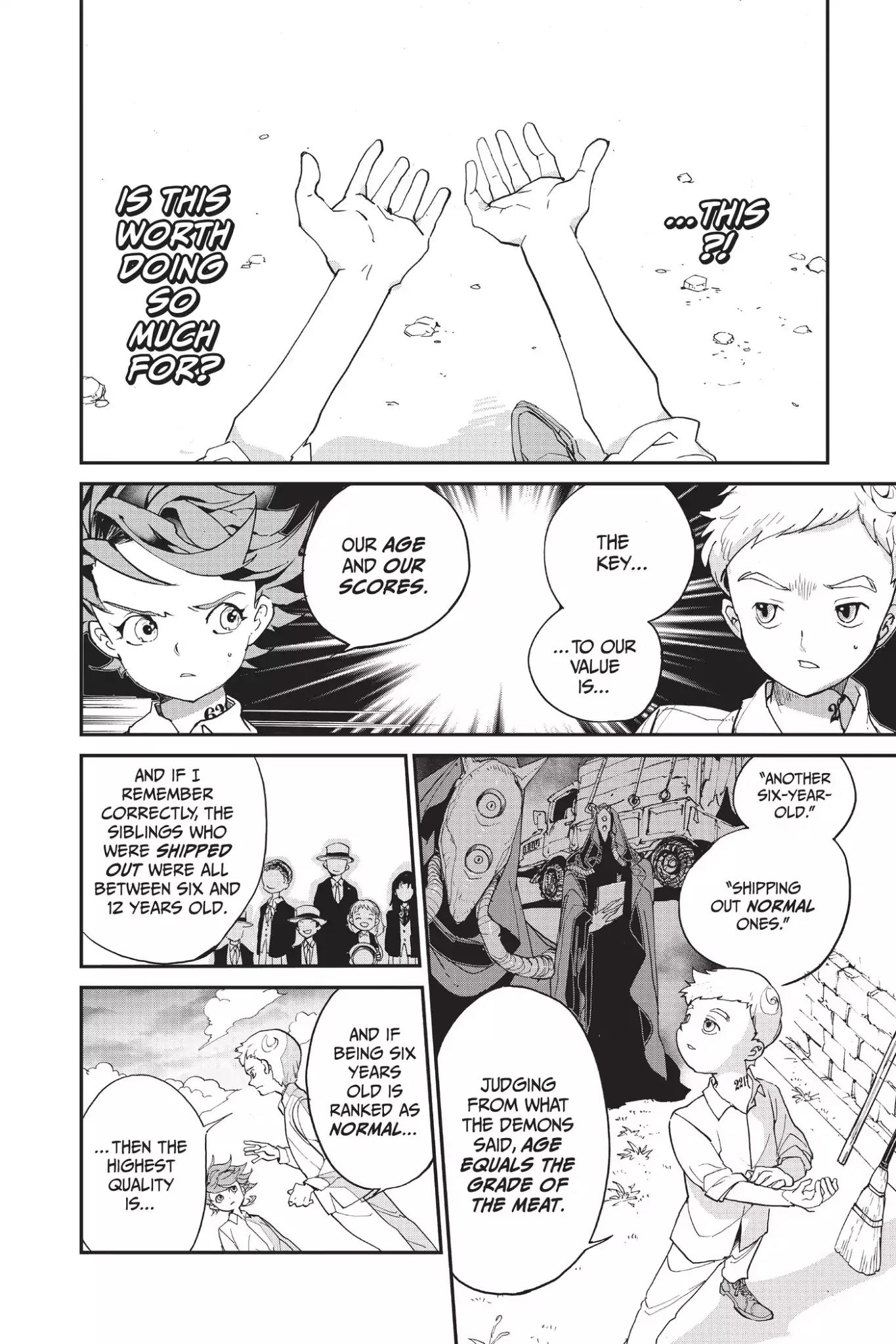 Yakusoku no Neverland Chapter 3 page 4 - Chapter 3: The Iron Woman