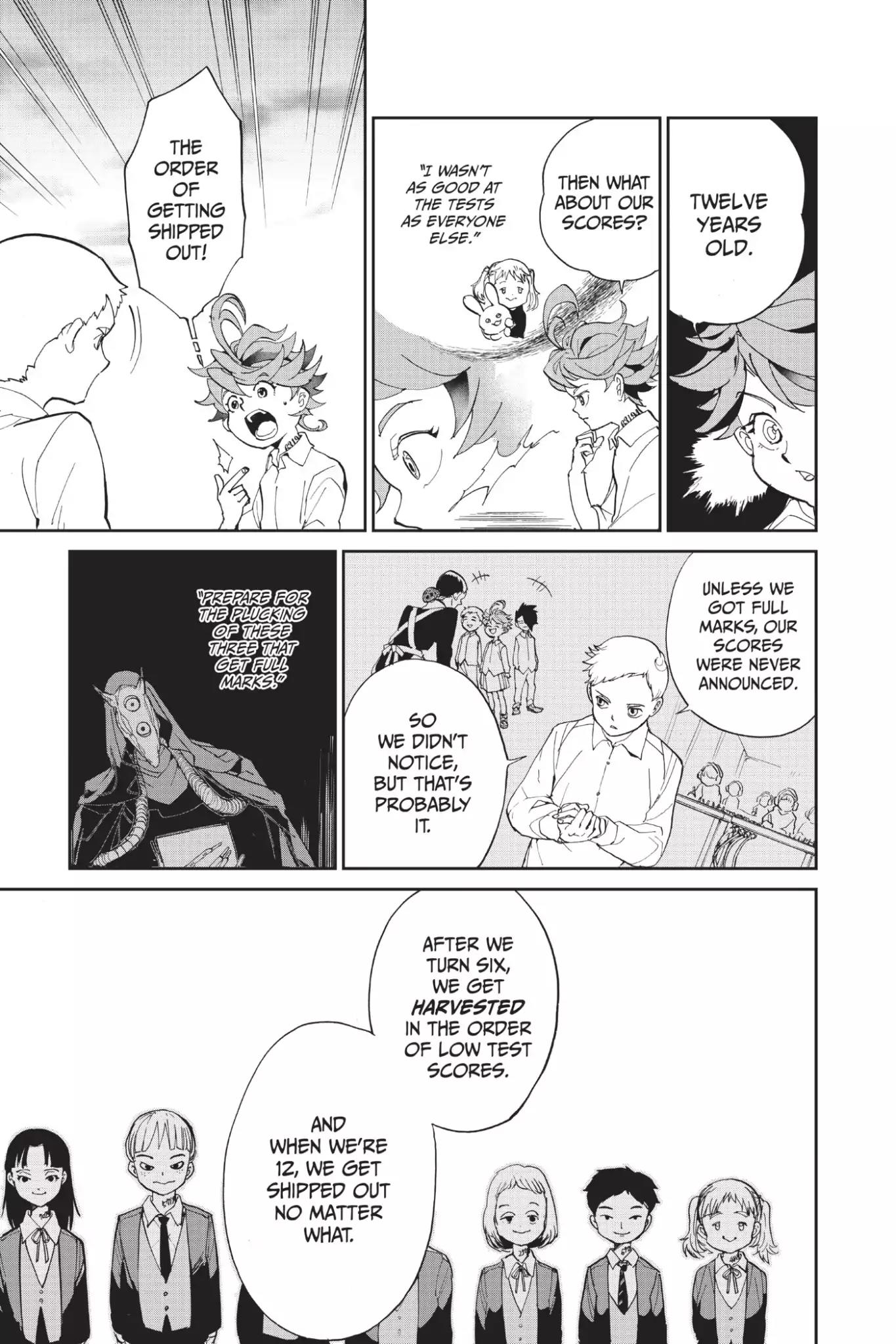 Yakusoku no Neverland Chapter 3 page 5 - Chapter 3: The Iron Woman