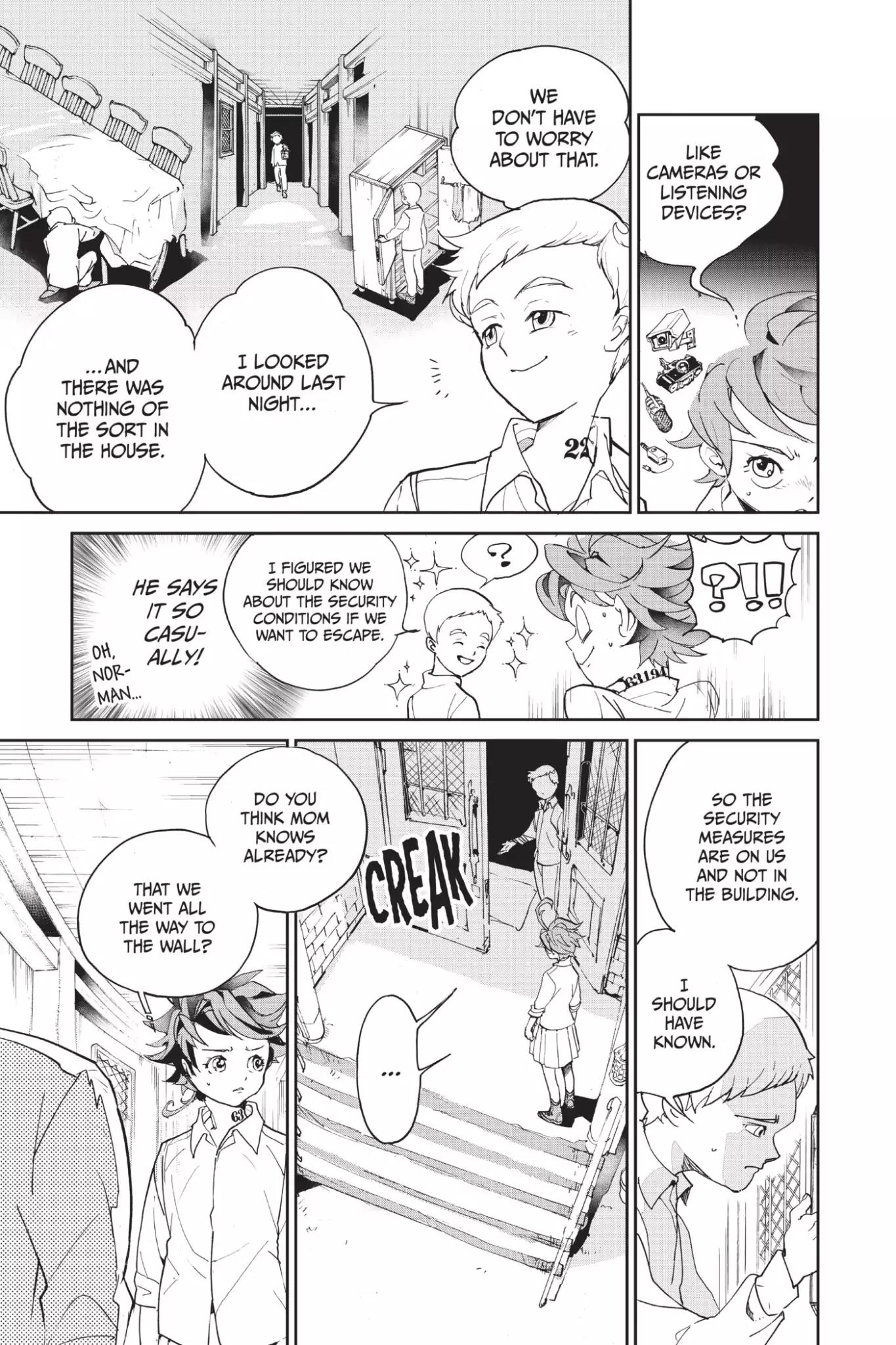 Yakusoku no Neverland Chapter 3 page 9 - Chapter 3: The Iron Woman