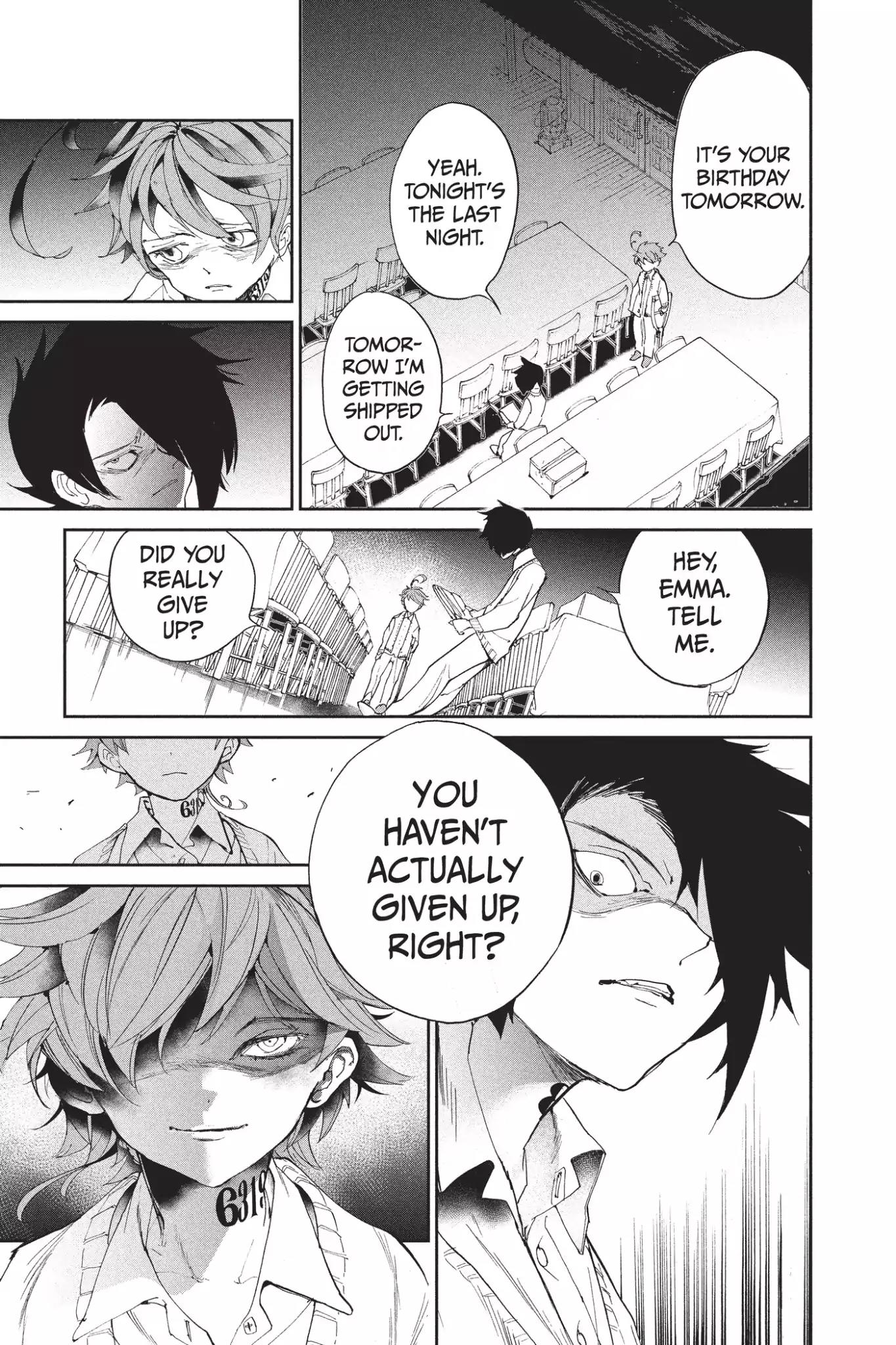 Yakusoku no Neverland Chapter 31 page 19 - Chapter 31: Emptiness
