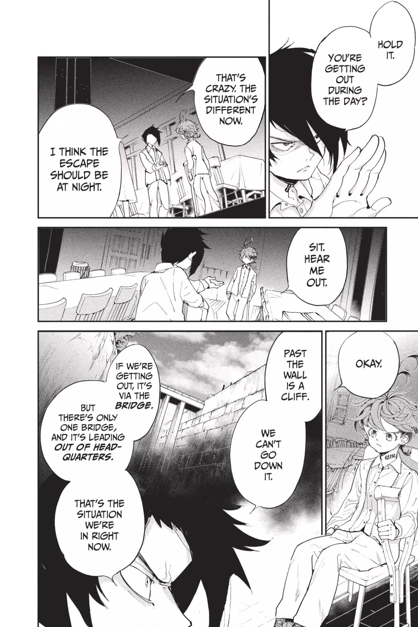 Yakusoku no Neverland Chapter 32 page 10 - Chapter 32: Action, Part 1