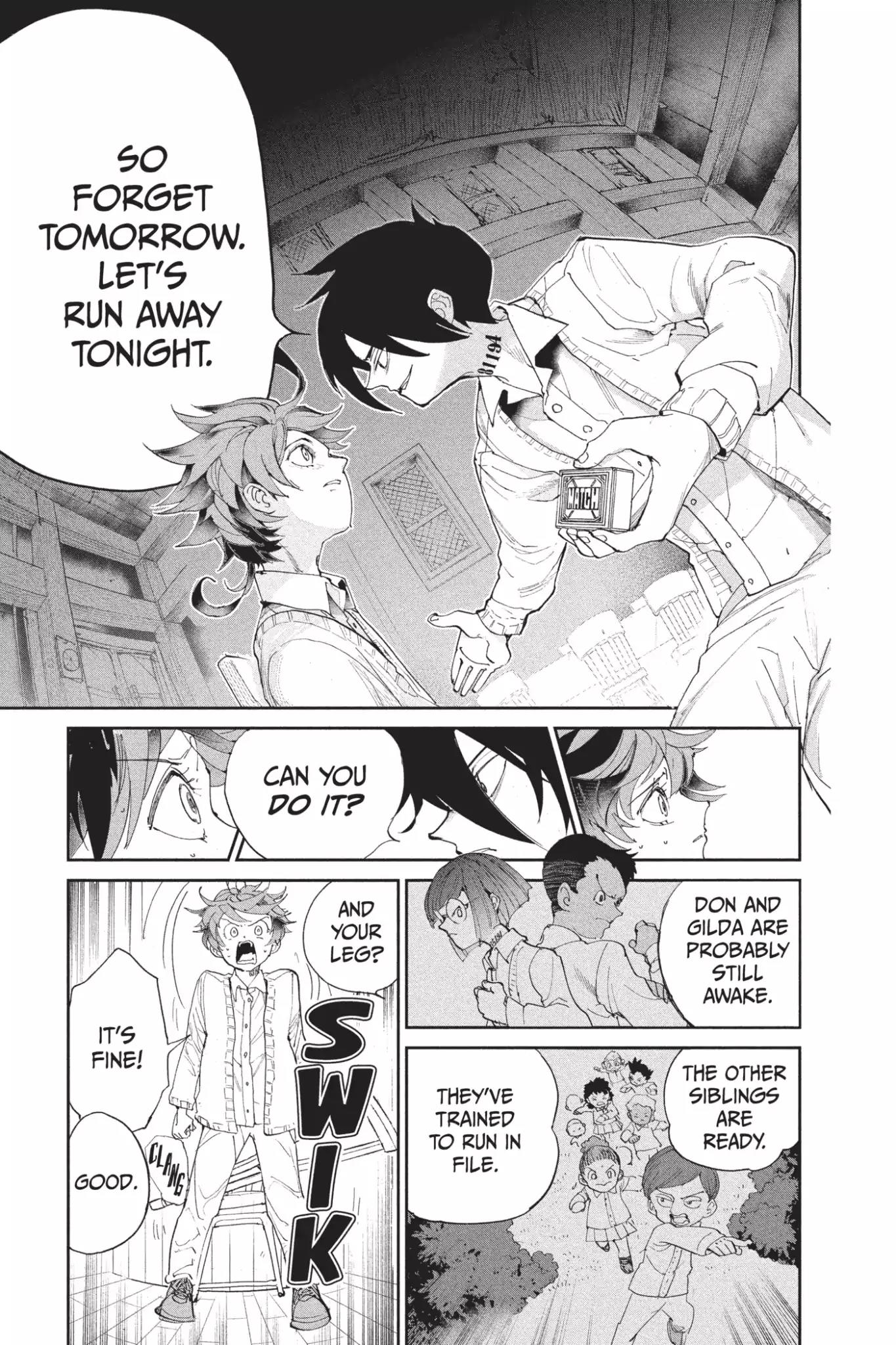 Yakusoku no Neverland Chapter 32 page 15 - Chapter 32: Action, Part 1