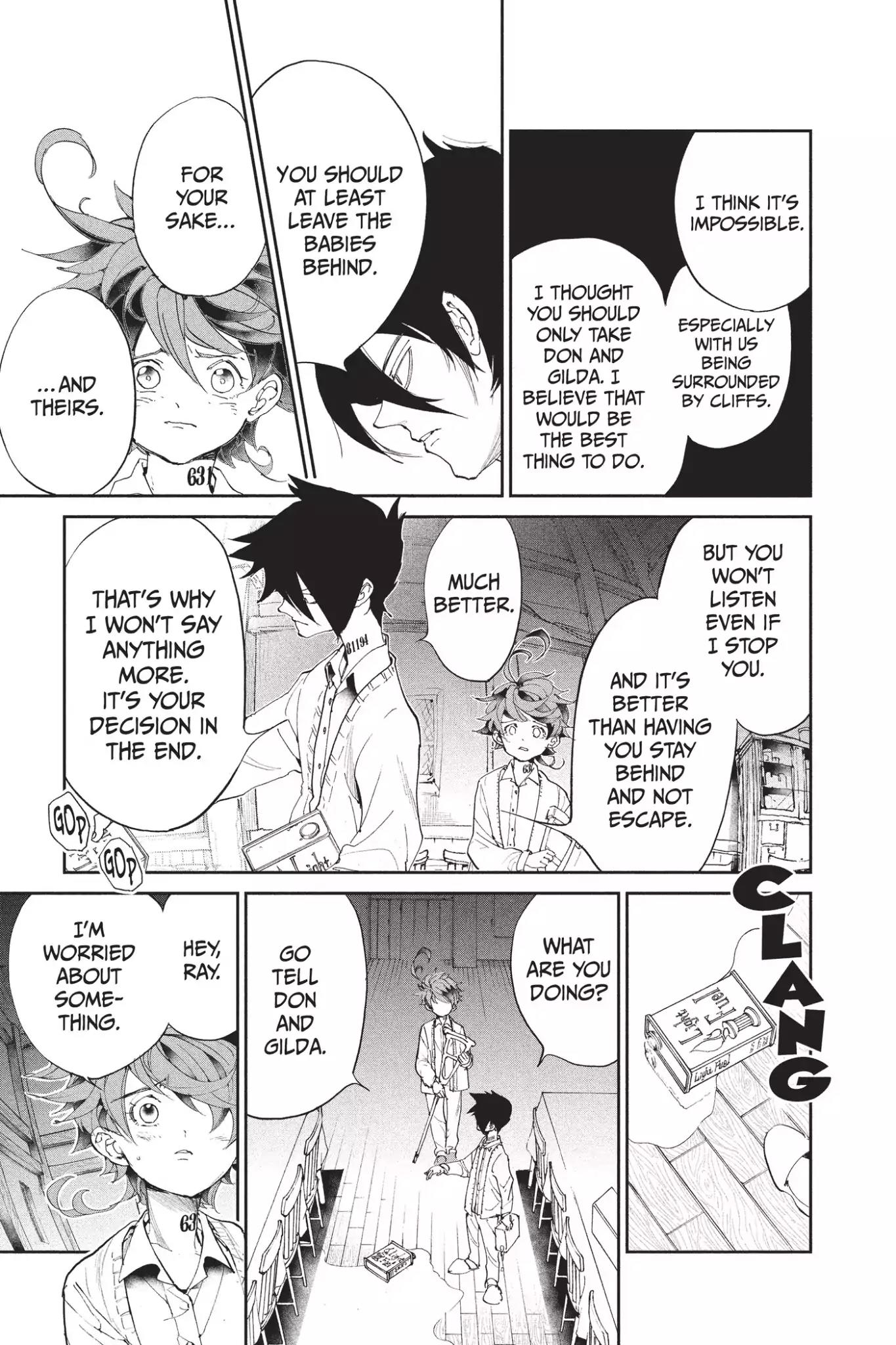 Yakusoku no Neverland Chapter 32 page 17 - Chapter 32: Action, Part 1