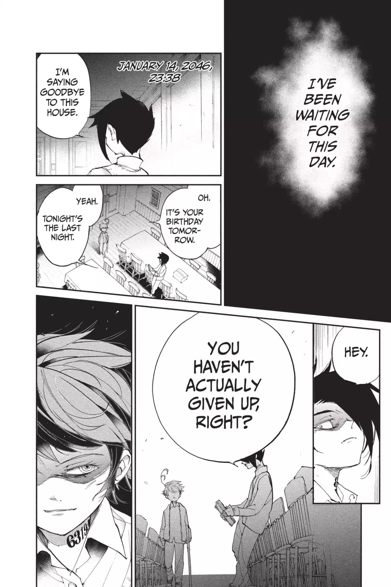 Yakusoku no Neverland Chapter 32 page 2 - Chapter 32: Action, Part 1