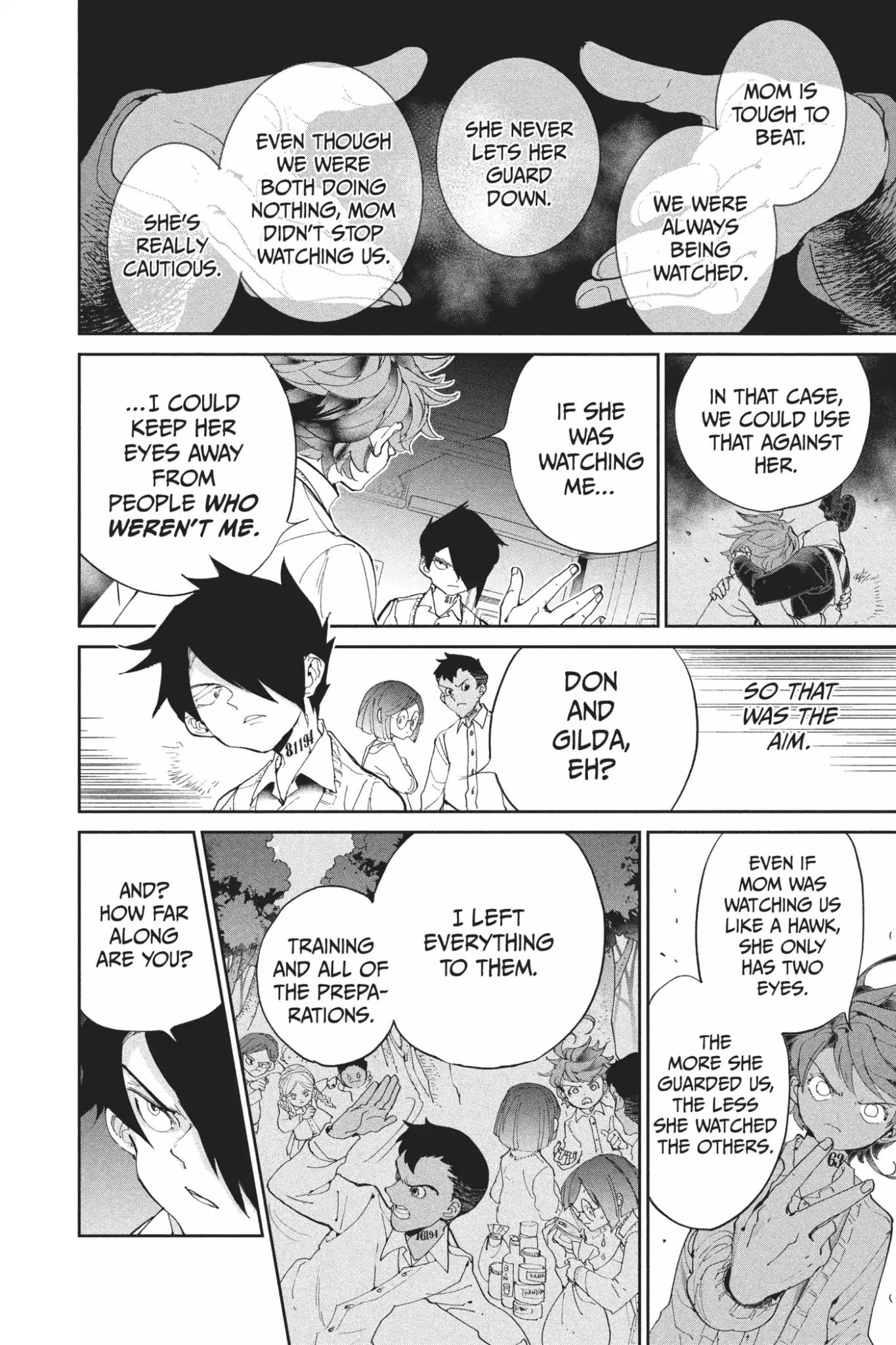 Yakusoku no Neverland Chapter 32 page 8 - Chapter 32: Action, Part 1