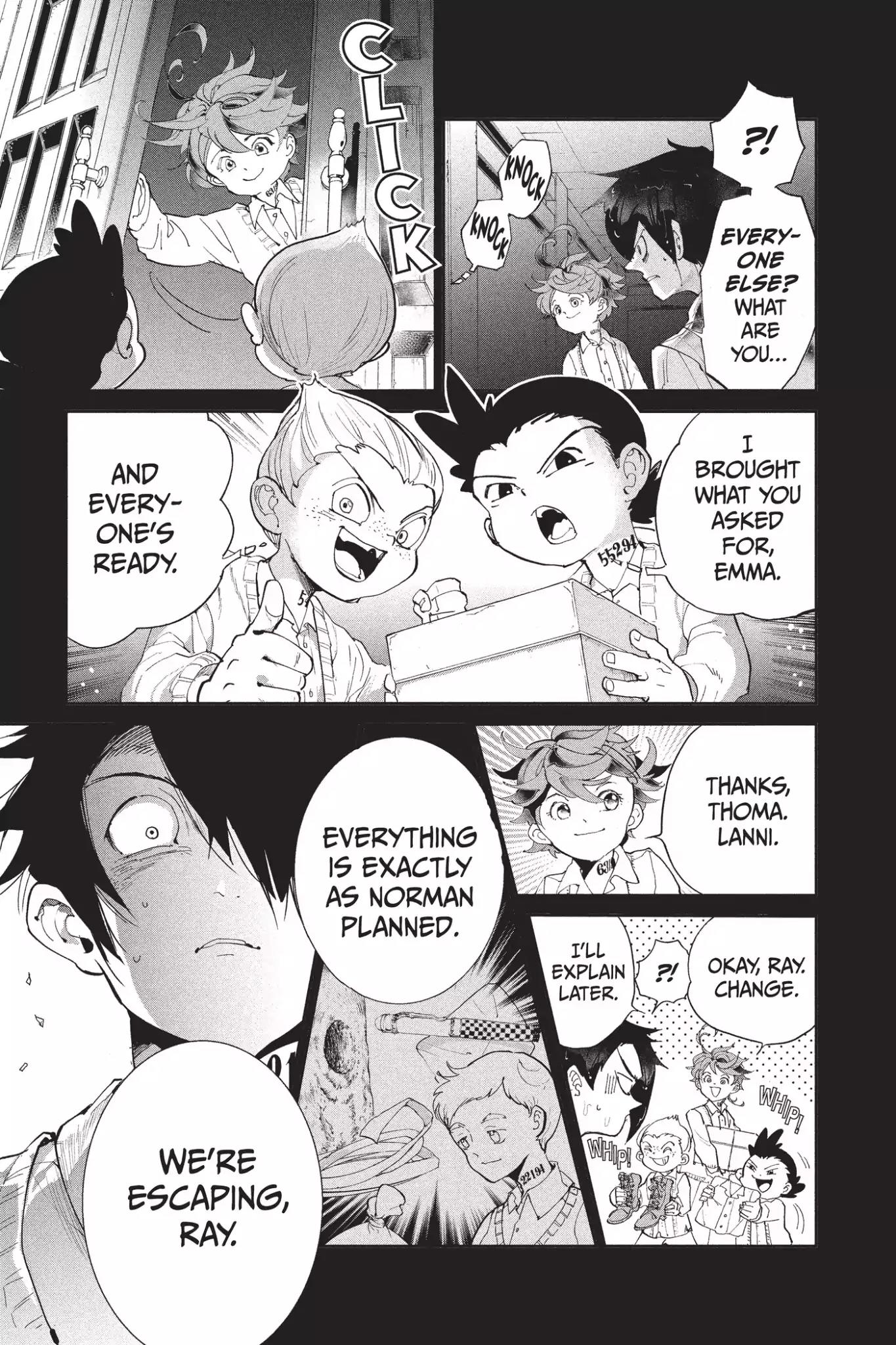 Yakusoku no Neverland Chapter 33 page 18 - Chapter 33: Action, Part 2