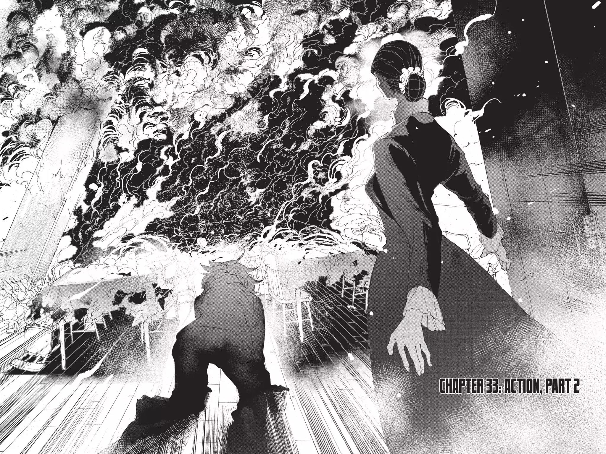Yakusoku no Neverland Chapter 33 page 4 - Chapter 33: Action, Part 2