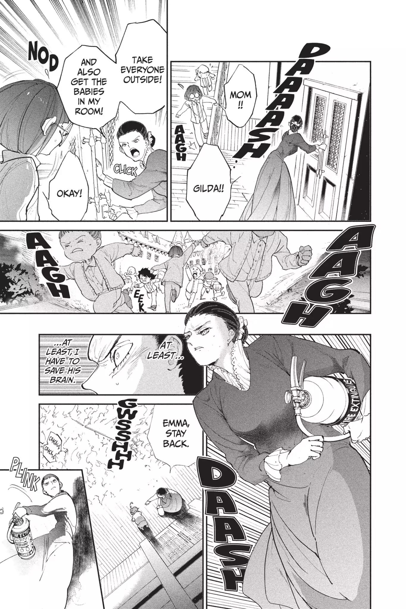 Yakusoku no Neverland Chapter 33 page 8 - Chapter 33: Action, Part 2