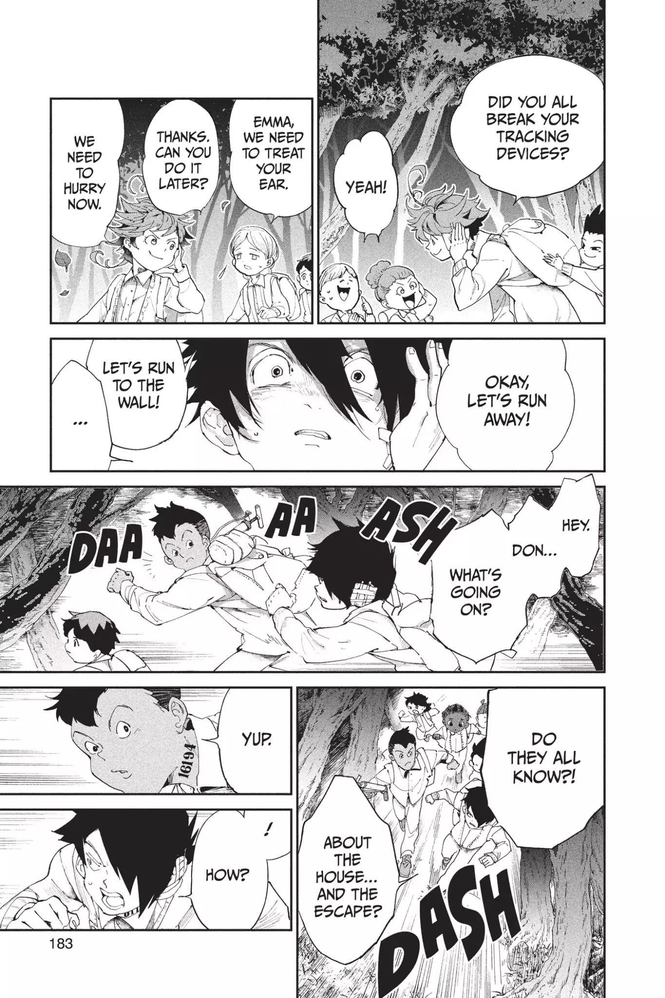Yakusoku no Neverland Chapter 34 page 11 - Chapter 34: Action, Part 3