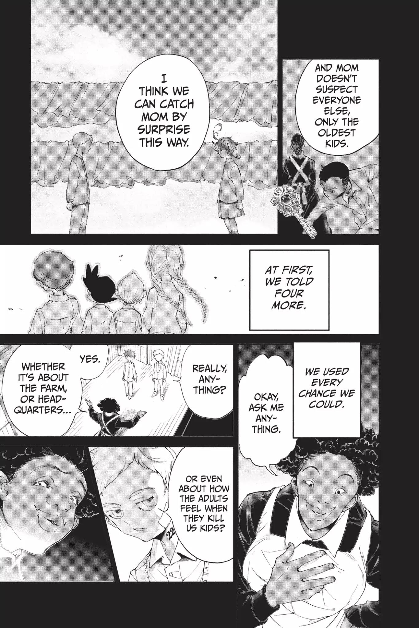 Yakusoku no Neverland Chapter 34 page 13 - Chapter 34: Action, Part 3