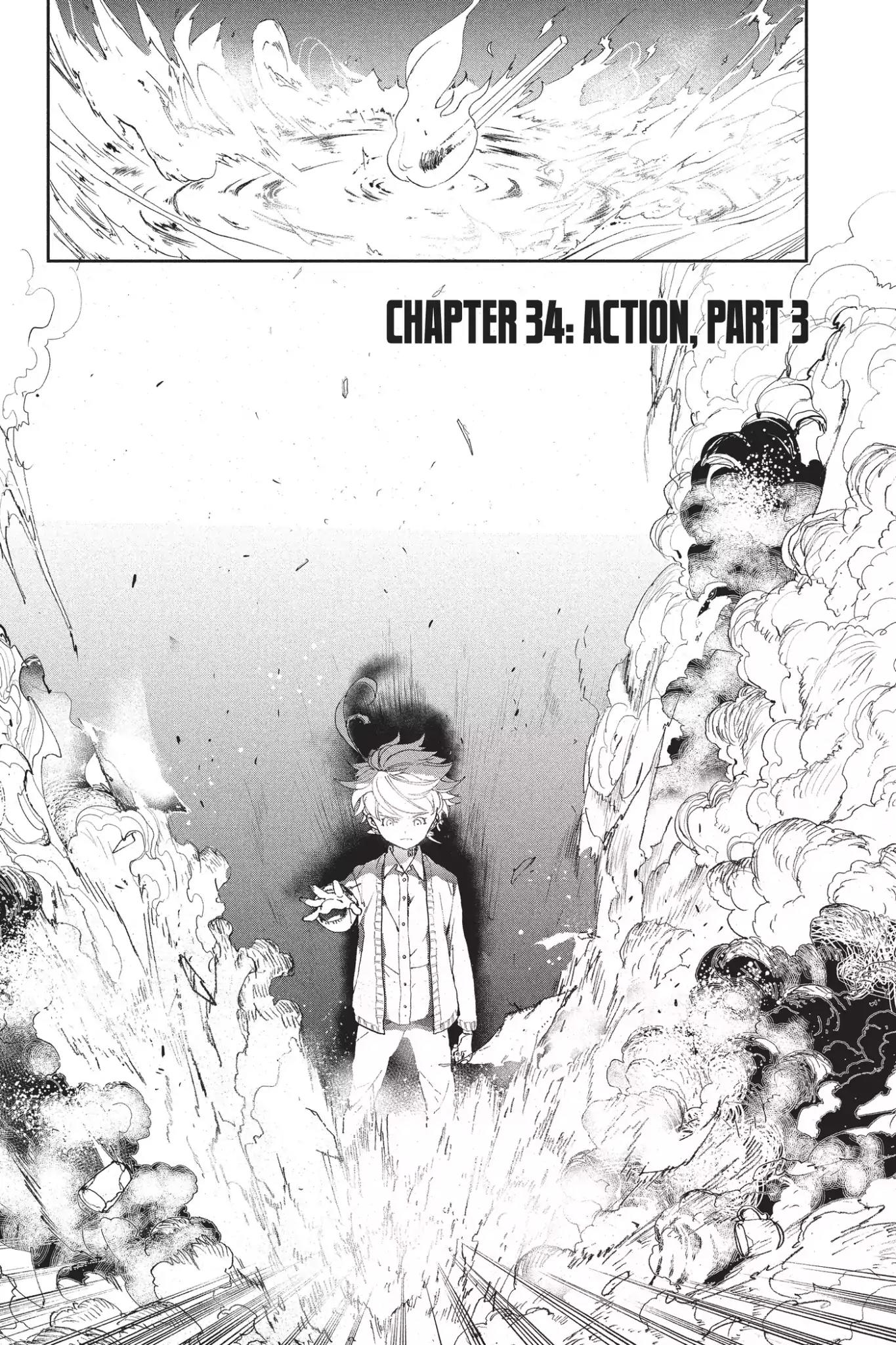 Yakusoku no Neverland Chapter 34 page 4 - Chapter 34: Action, Part 3