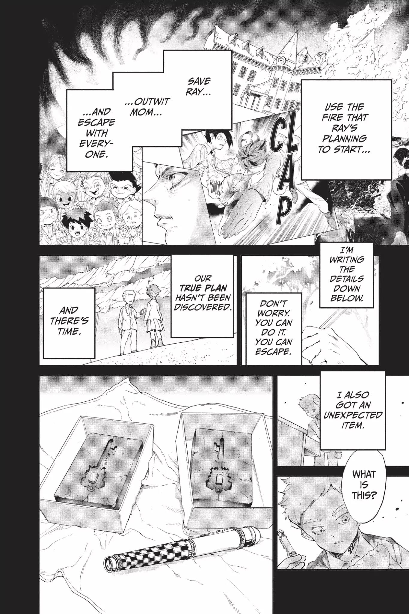 Yakusoku no Neverland Chapter 34 page 8 - Chapter 34: Action, Part 3