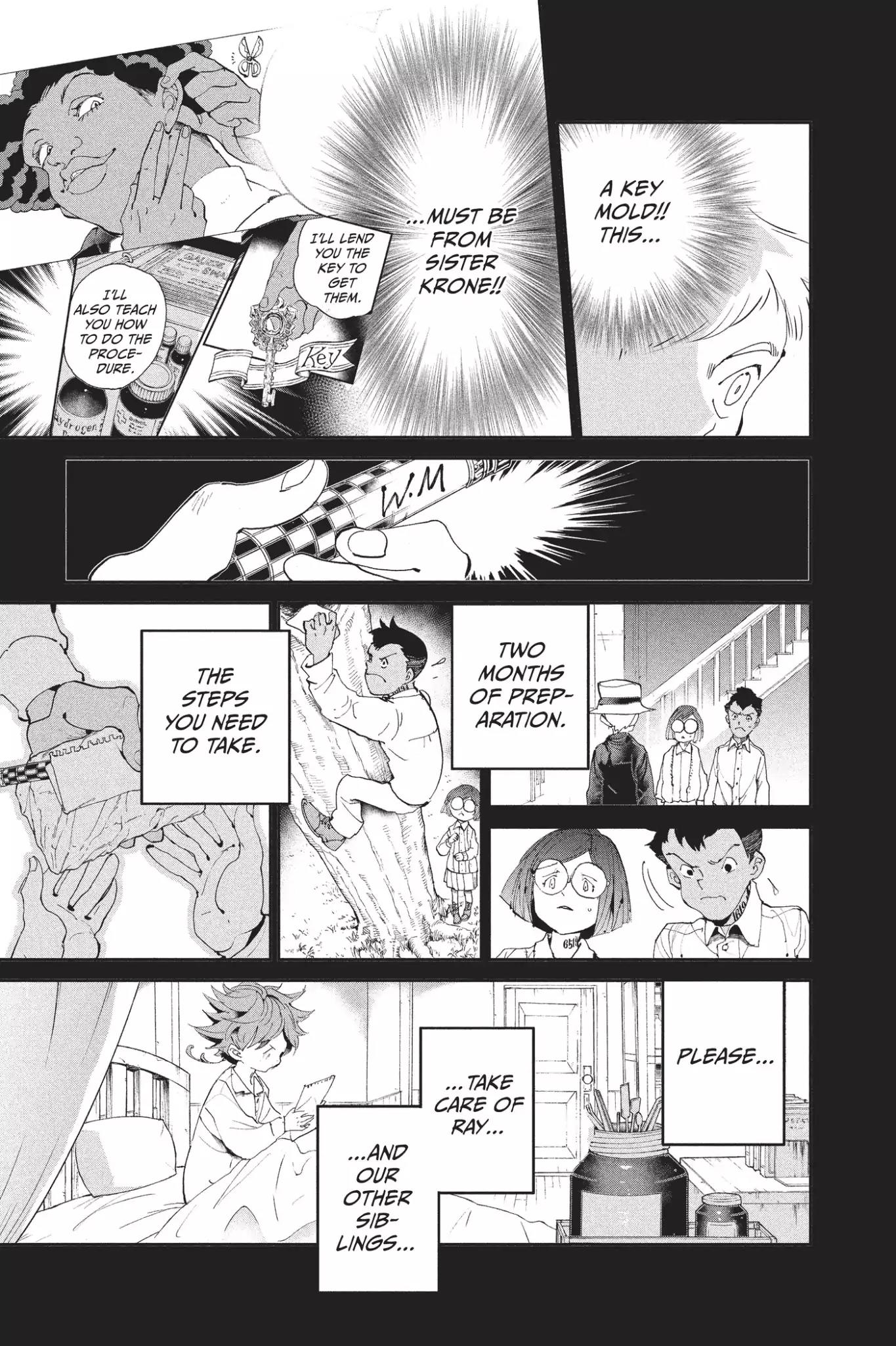 Yakusoku no Neverland Chapter 34 page 9 - Chapter 34: Action, Part 3