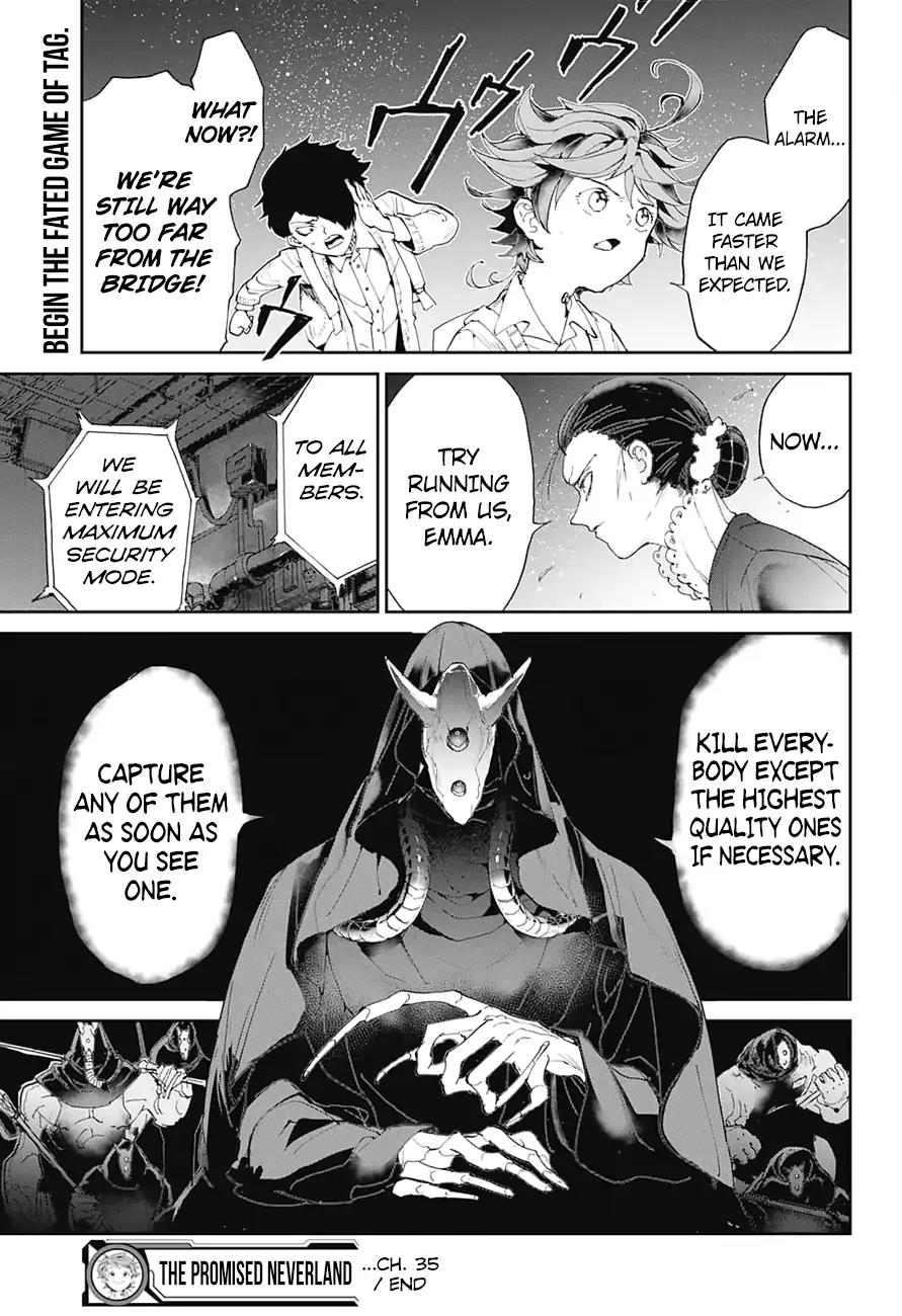 Yakusoku no Neverland Chapter 35 page 21 - Chapter 35: Execution Part 4