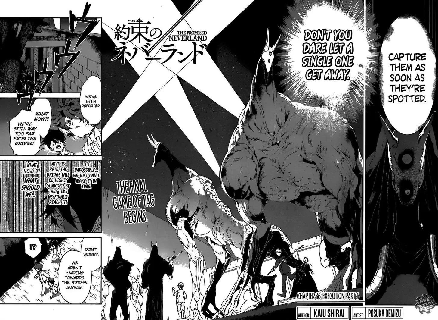 Yakusoku no Neverland Chapter 36 page 2 - Chapter 36: Execution Part 5