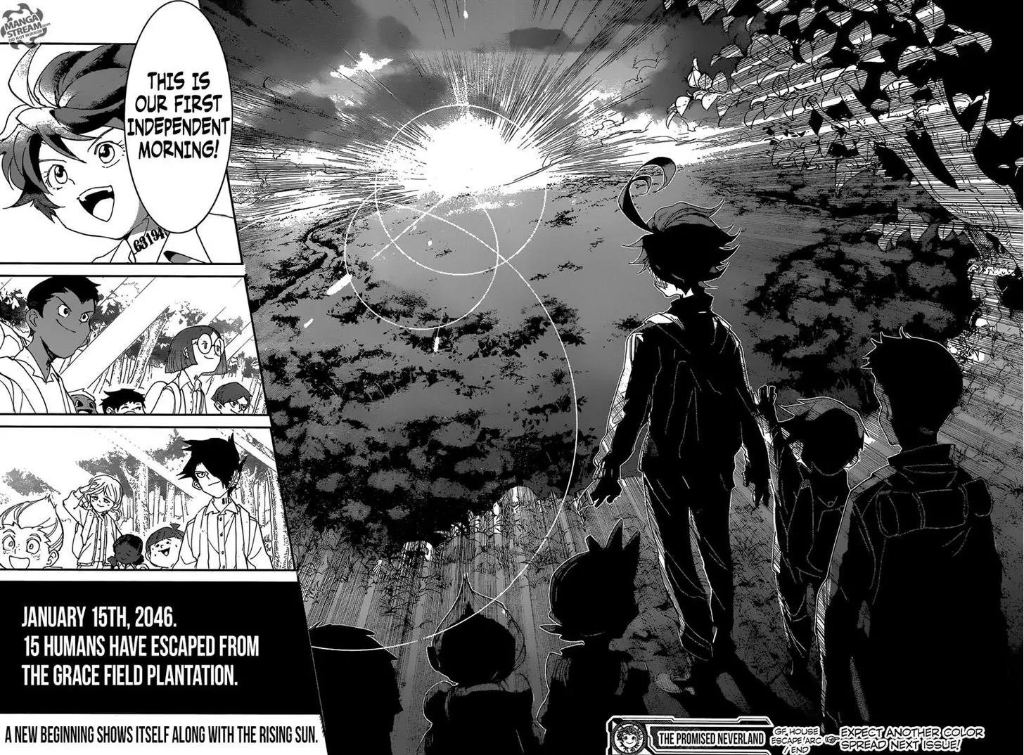 Yakusoku no Neverland Chapter 37 page 21 - Chapter 37: Escape