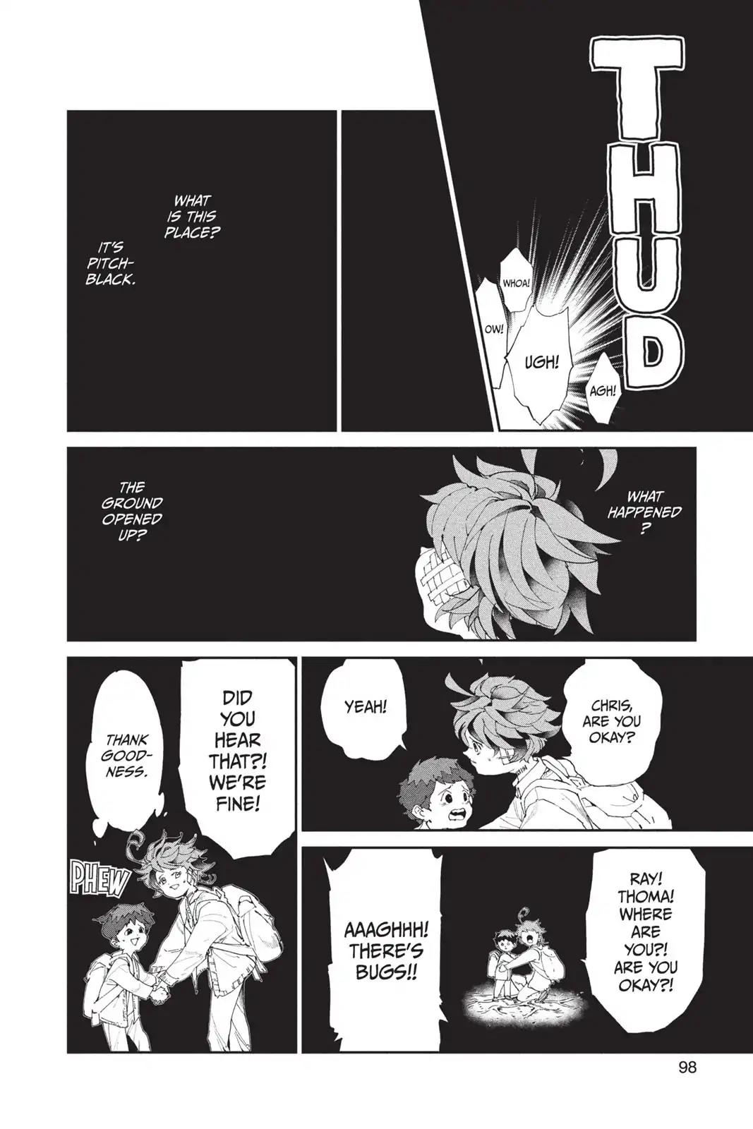 Yakusoku no Neverland Chapter 39 page 4 - Chapter 39: Beyond Expectations