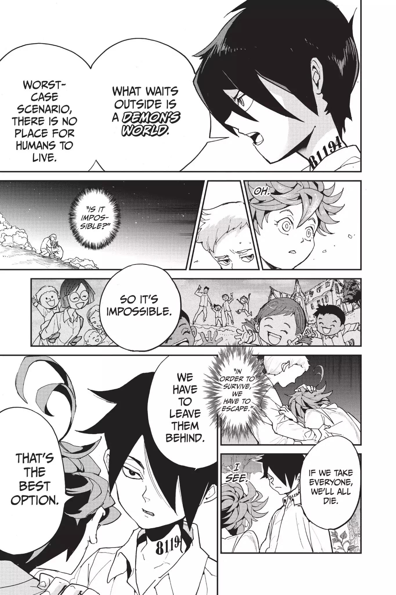 Yakusoku no Neverland Chapter 4 page 11 - Chapter 4: The Best Option
