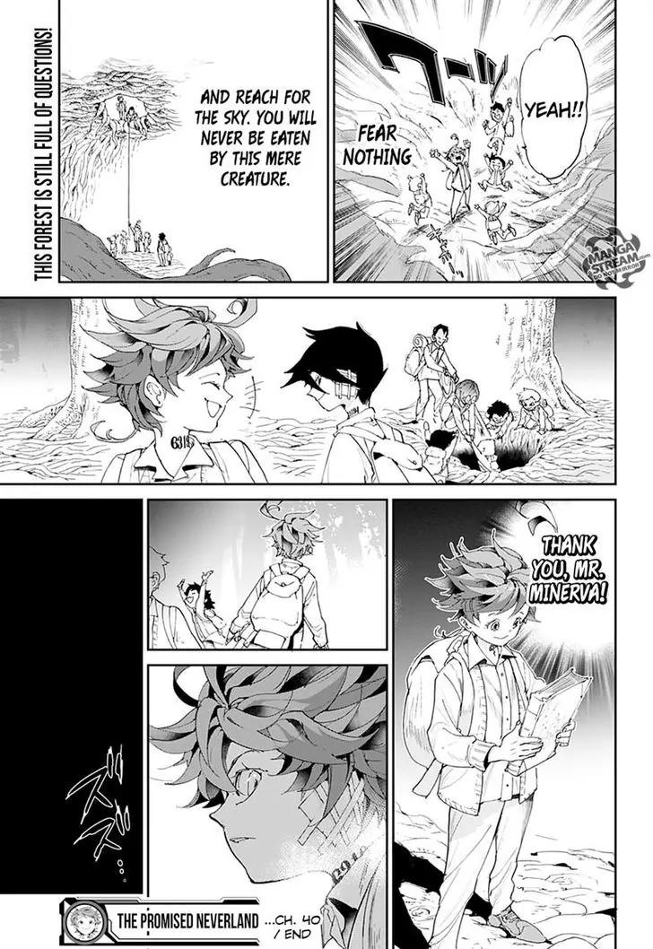 Yakusoku no Neverland Chapter 40 page 18 - Chapter 40: The Snakes of the Alvar Pinera