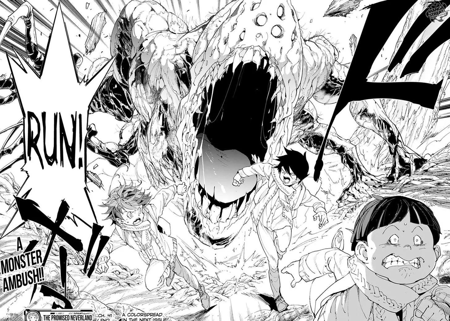 Yakusoku no Neverland Chapter 41 page 18 - Chapter 41: Ambush