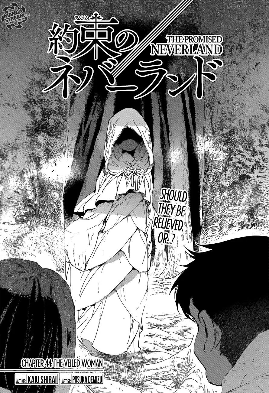 Yakusoku no Neverland Chapter 44 page 3 - Chapter 44: The Veiled Woman