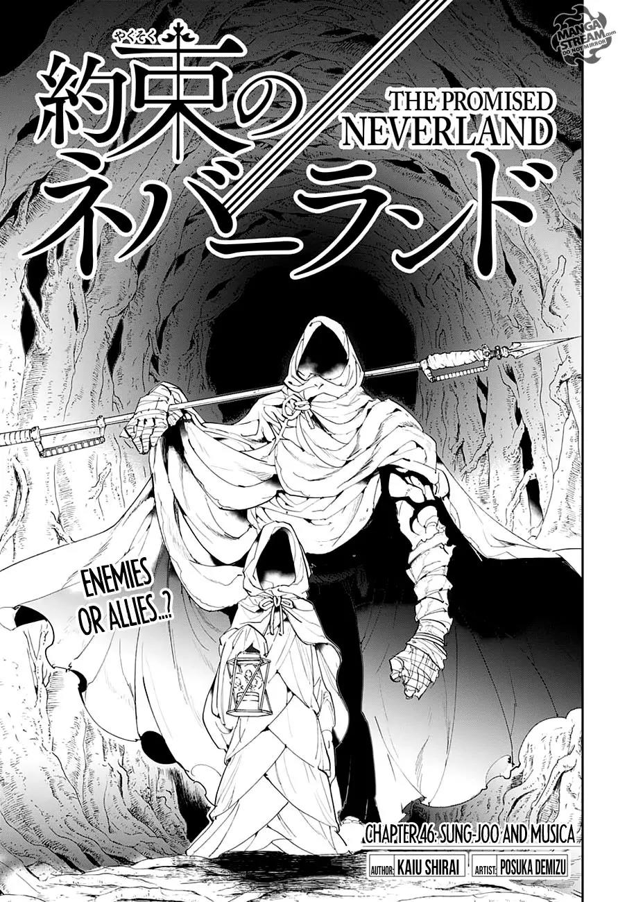 Yakusoku no Neverland Chapter 46 page 1 - Chapter 46: Sung-joo and Musica