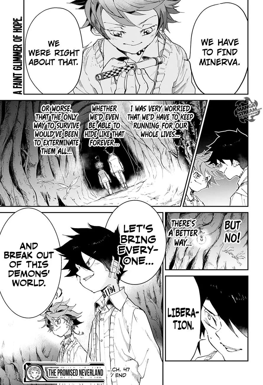 Yakusoku no Neverland Chapter 47 page 21 - Chapter 47: Stories of Old